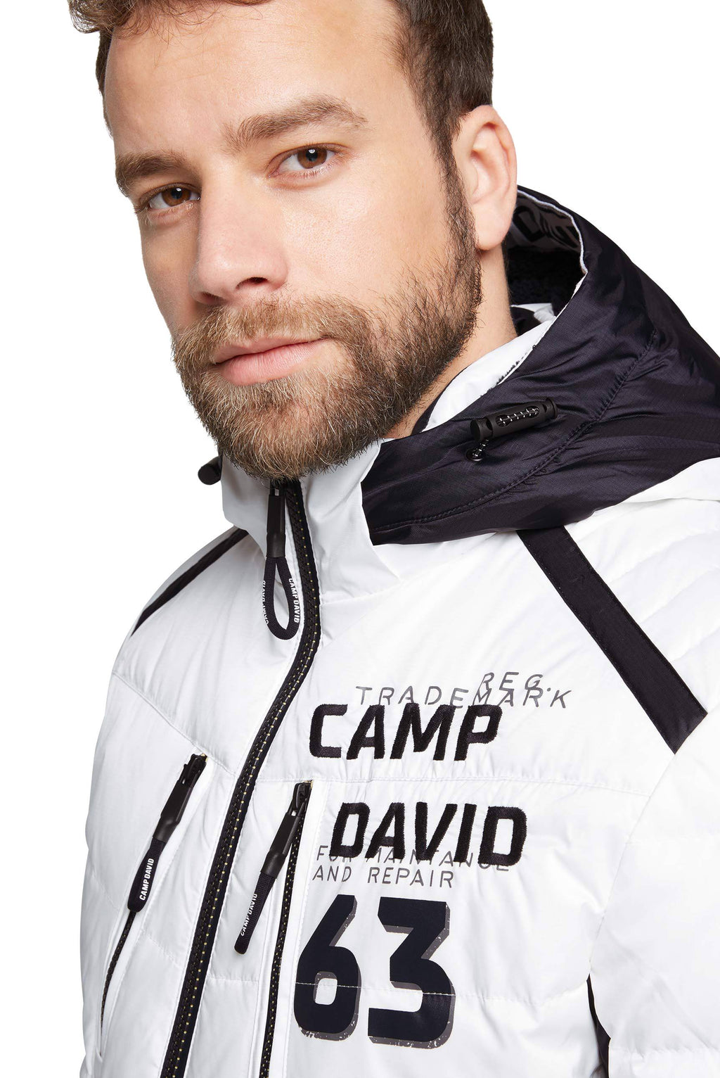 Chaqueta con capucha para hombre Camp David