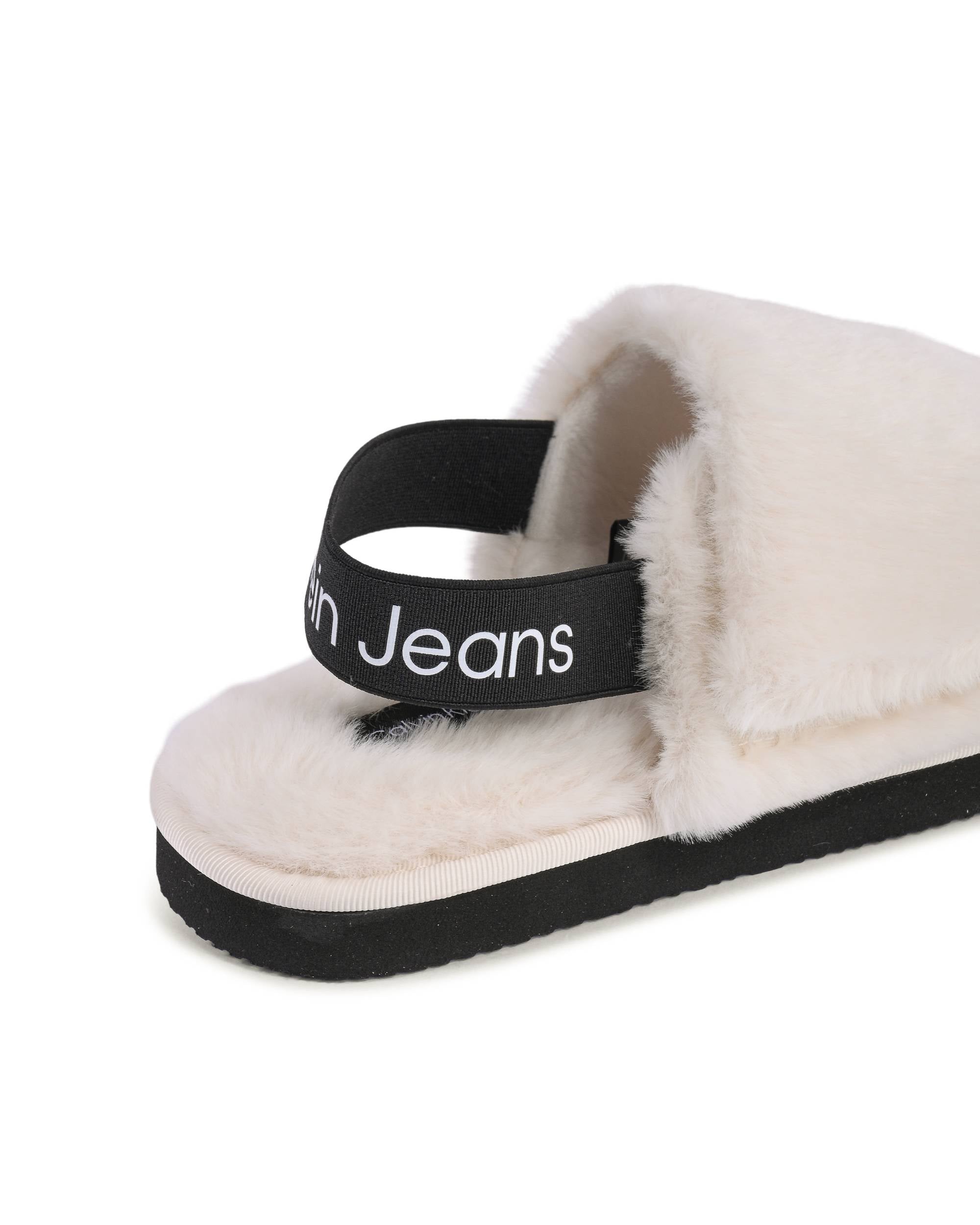 Chanclas Calvin Klein para mujer blancas YW0YW011580LA