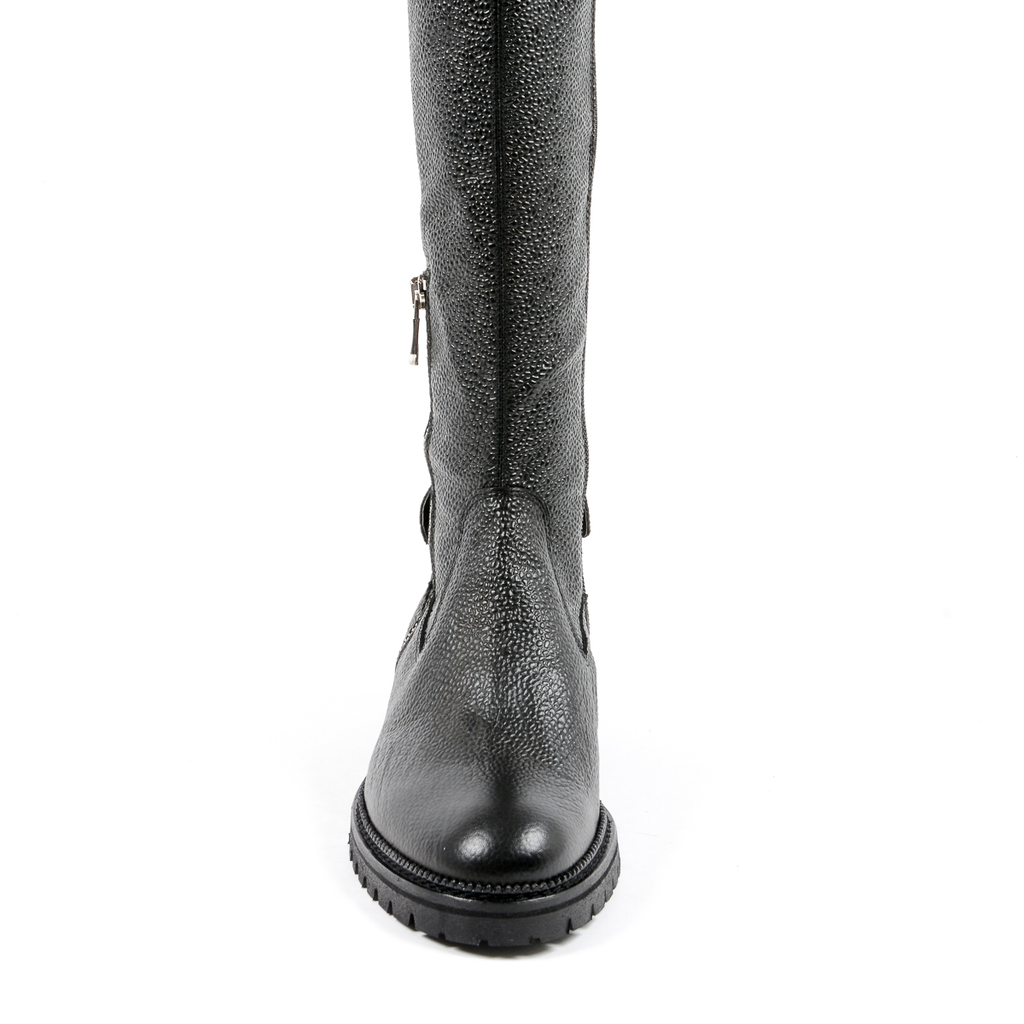 Andrew Charles Womens High Boot Dark Grey SUZI