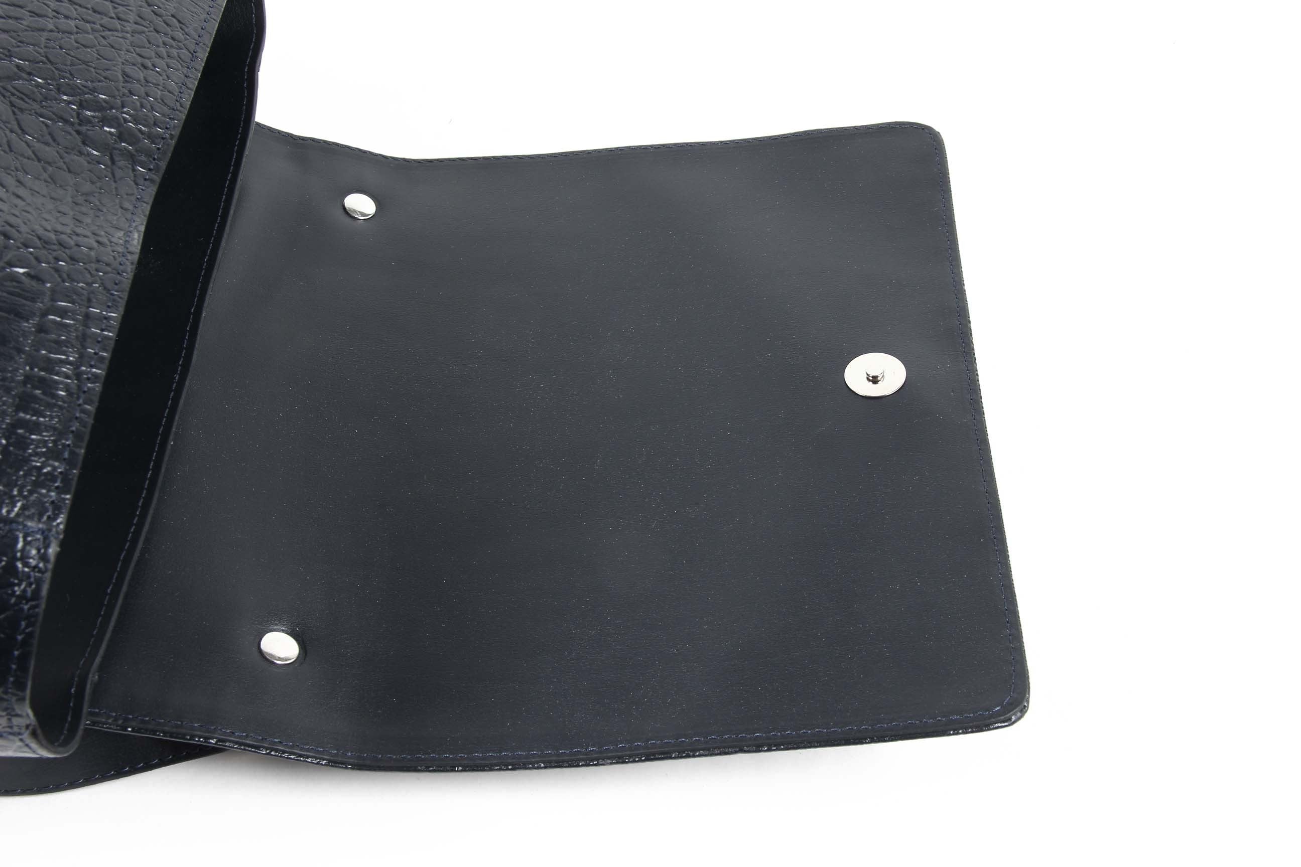 Bolso de mano para mujer V 1969 Italia ARC01 MOIRA COCCO BLUE