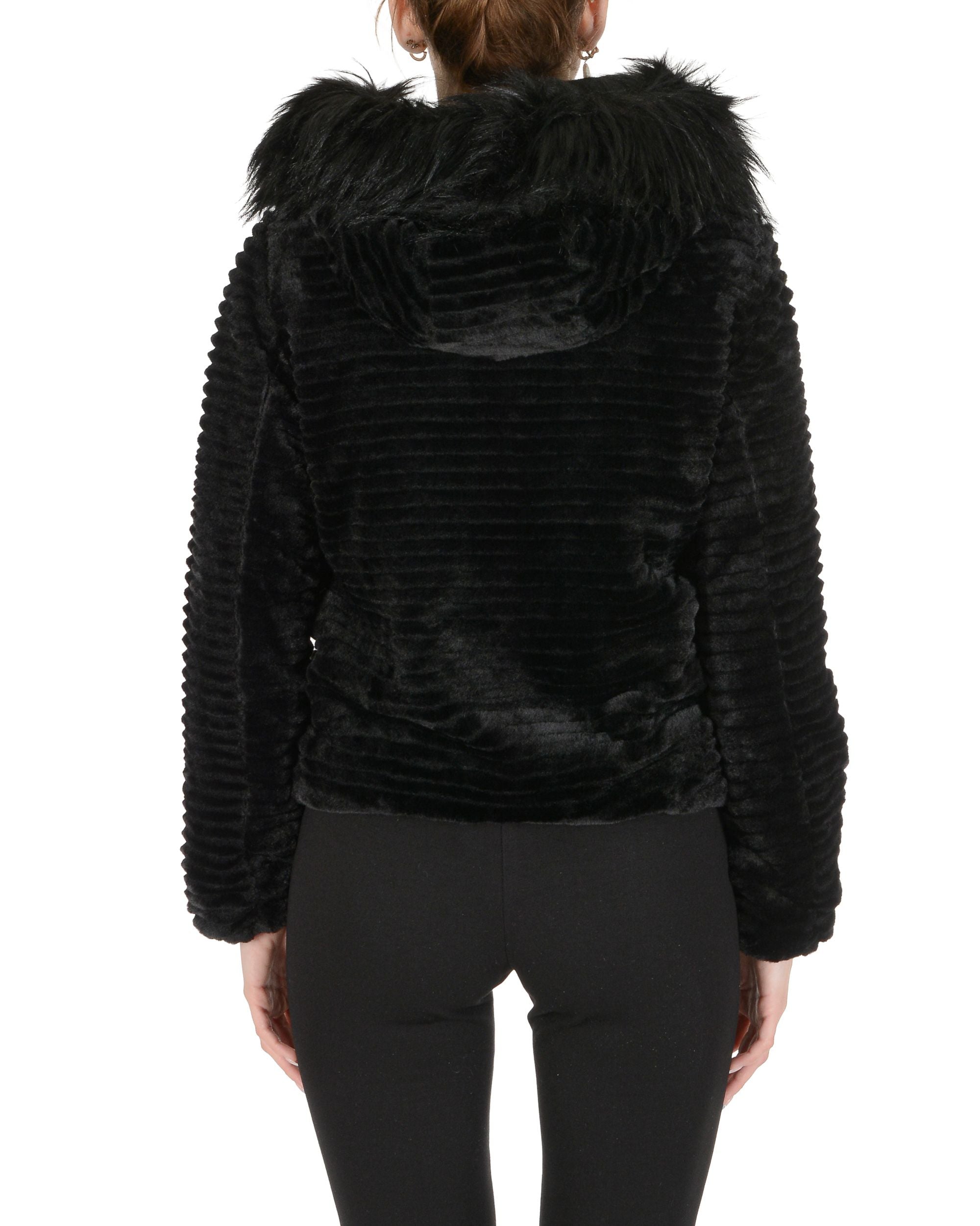 19V69 Italia Chaqueta de mujer negra ARIA BLACK BLACK
