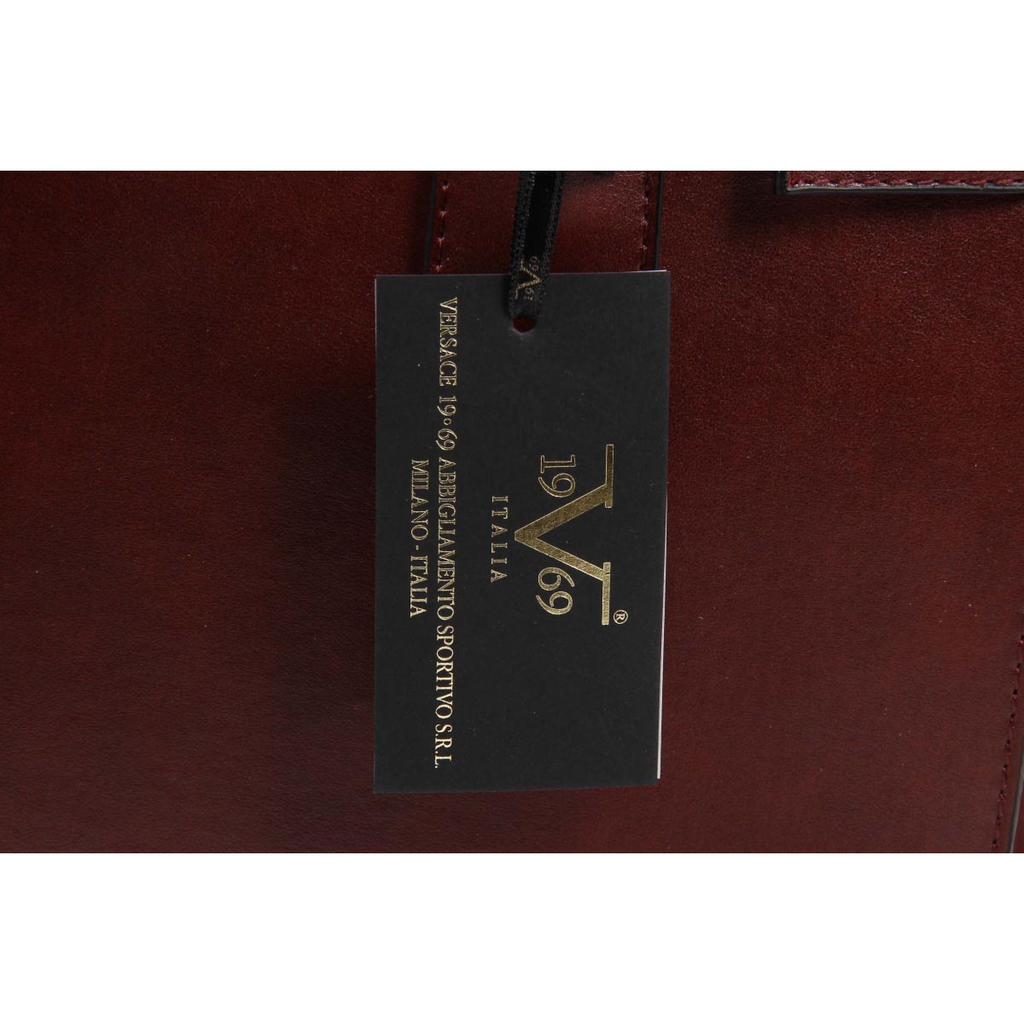 Bolso de mano para mujer V 1969 Italia VE08 ROJO CLARET