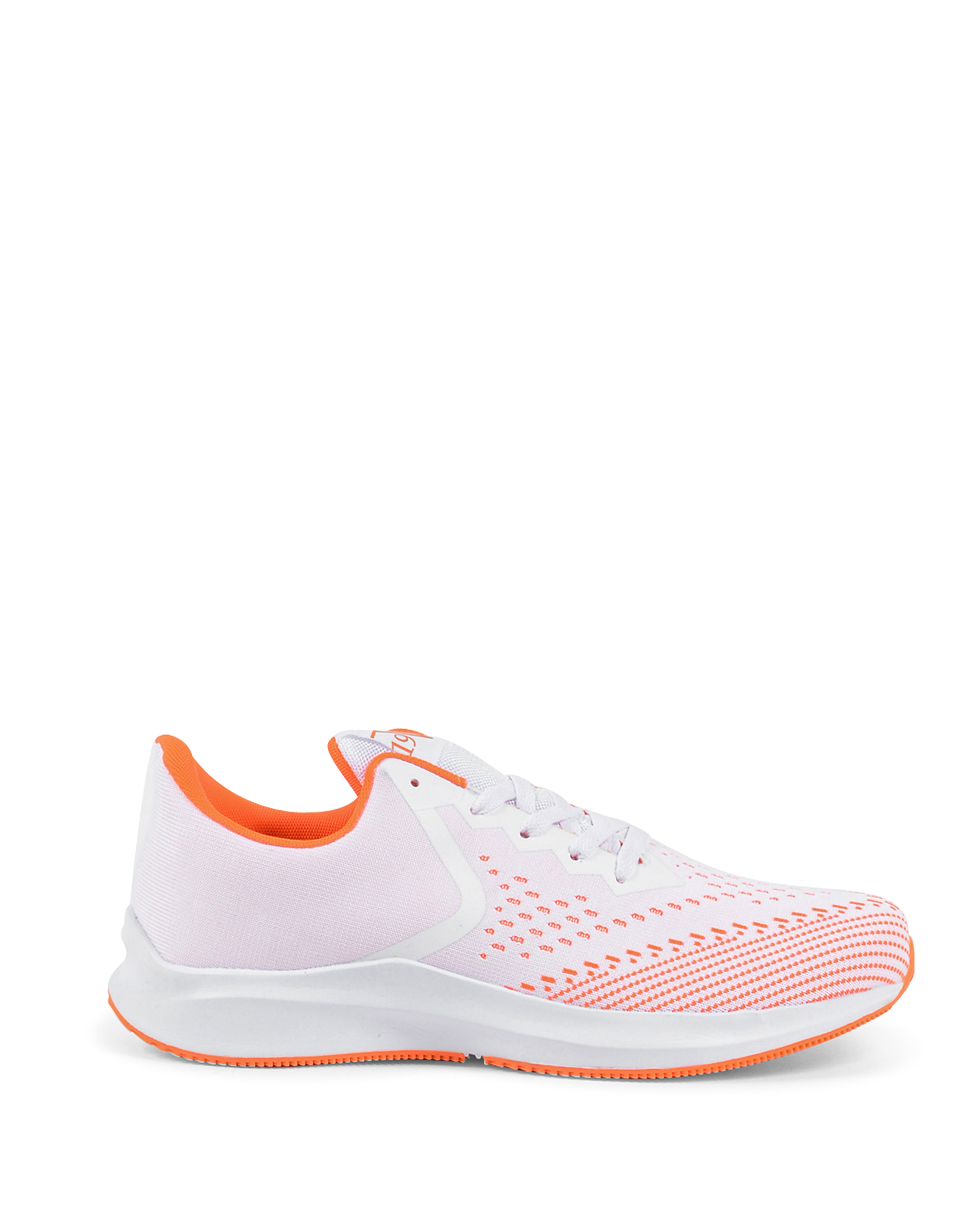 19V69 Italia Zapatilla deportiva para hombre V032 BIANCO ARANCIONE