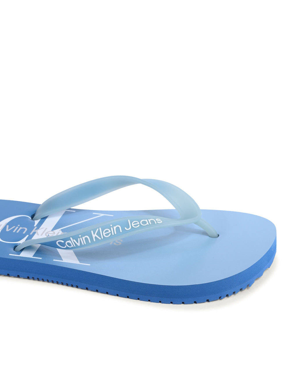 Calvin Klein Women Flip Flops BLUE YW0YW014010G2