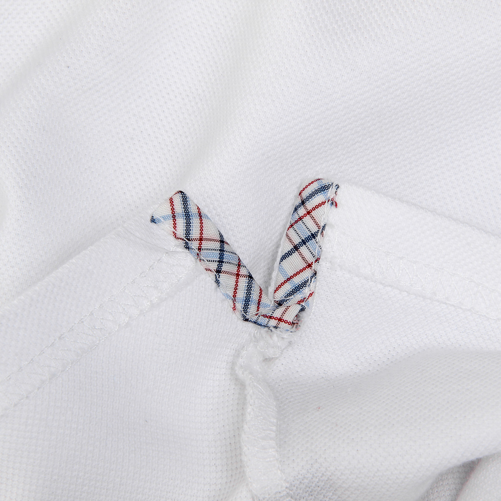 Polo Andrew Charles para mujer, manga corta, blanco, NIA