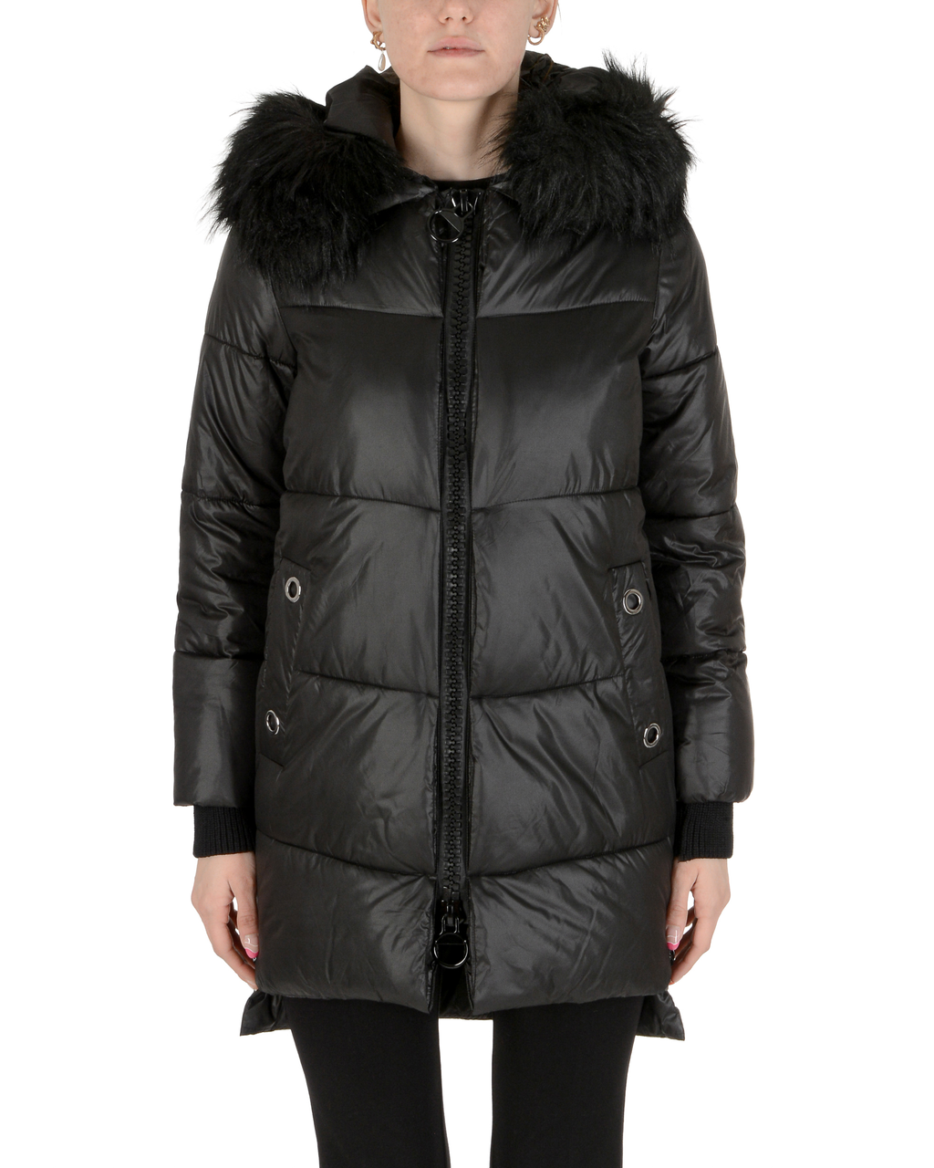 19V69 Italia Chaqueta de mujer negra SAMIRA BLACK