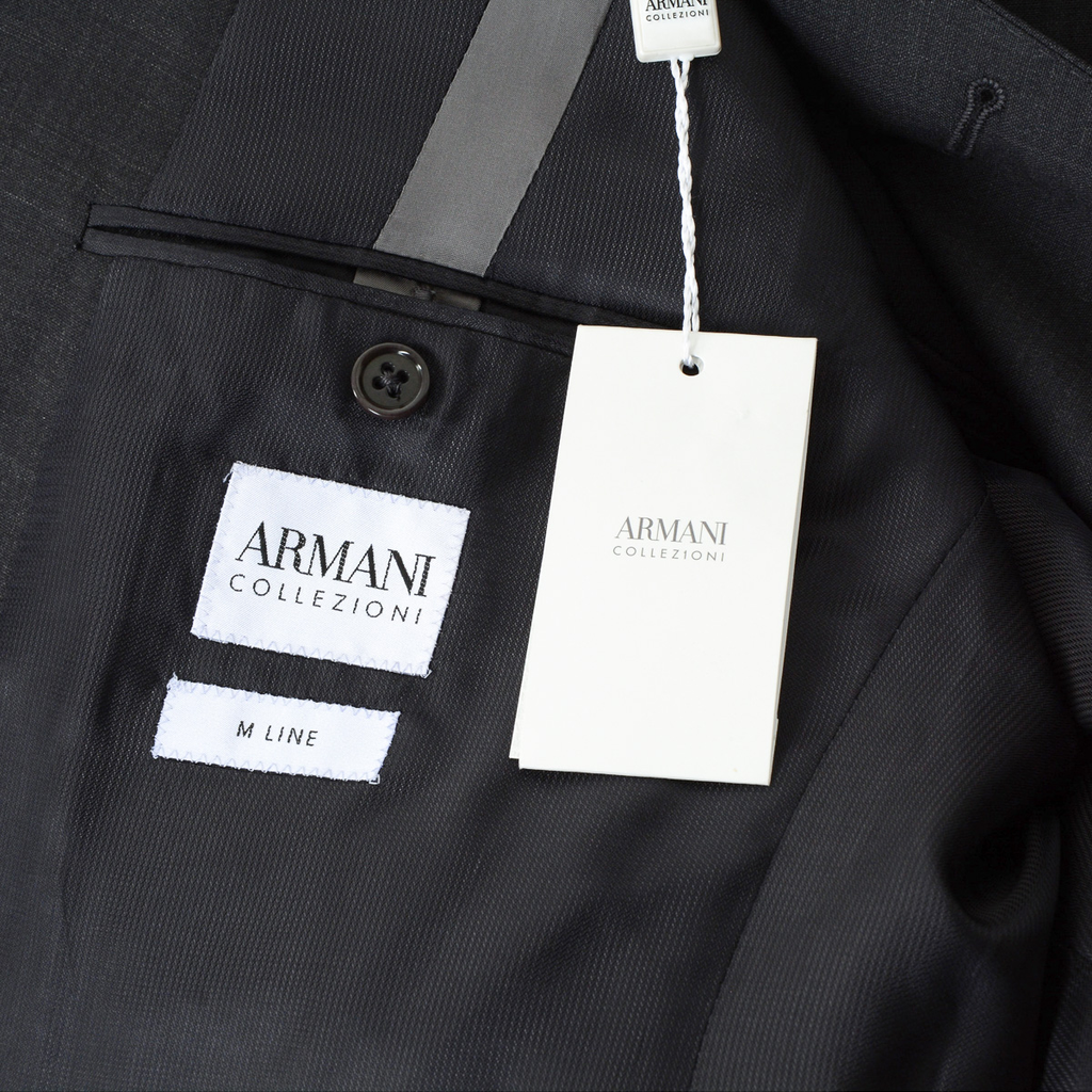 Armani Collezioni Mens Suit Black