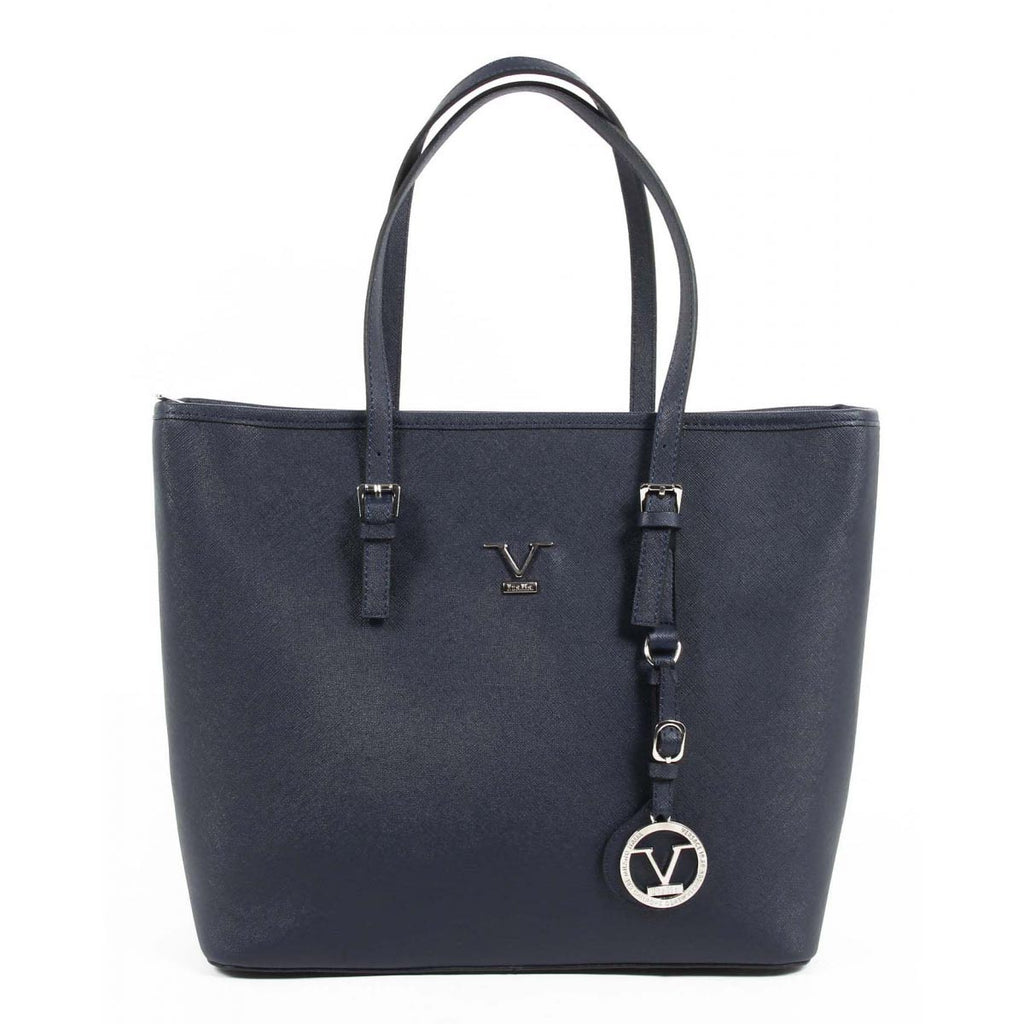 Bolso de mano para mujer V 1969 Italia VE010 AZUL MARINO