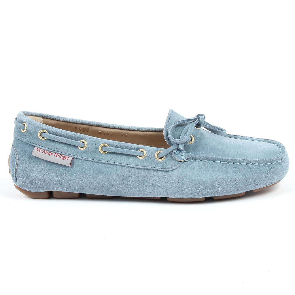 Mocasín Andrew Charles para mujer azul claro CAMILLA