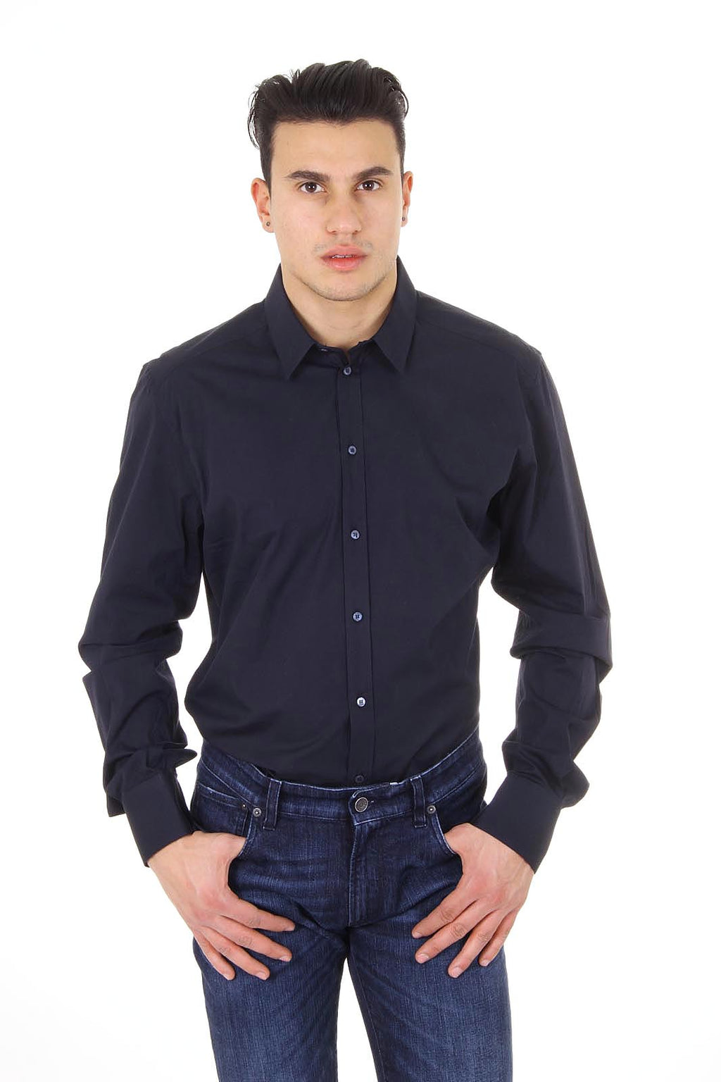 Camisa Dolce & Gabbana de manga larga para hombre G5CJ5T FUEAJ B0665