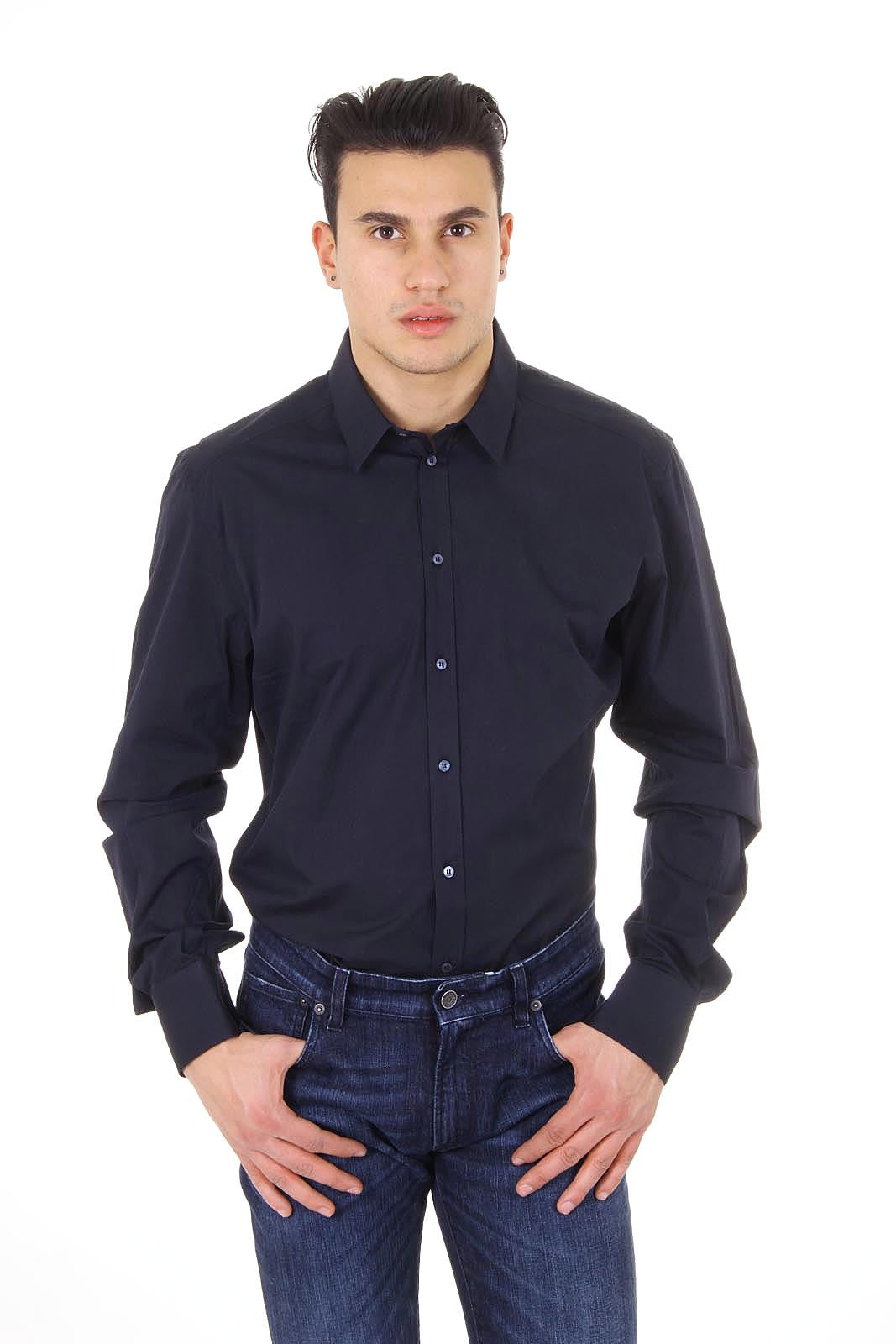 Camisa Dolce & Gabbana de manga larga para hombre G5CJ5T FUEAJ B0665