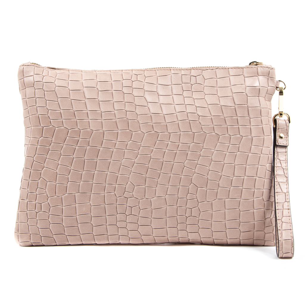 Bolso de mano para mujer V 1969 Italia color rosa lima