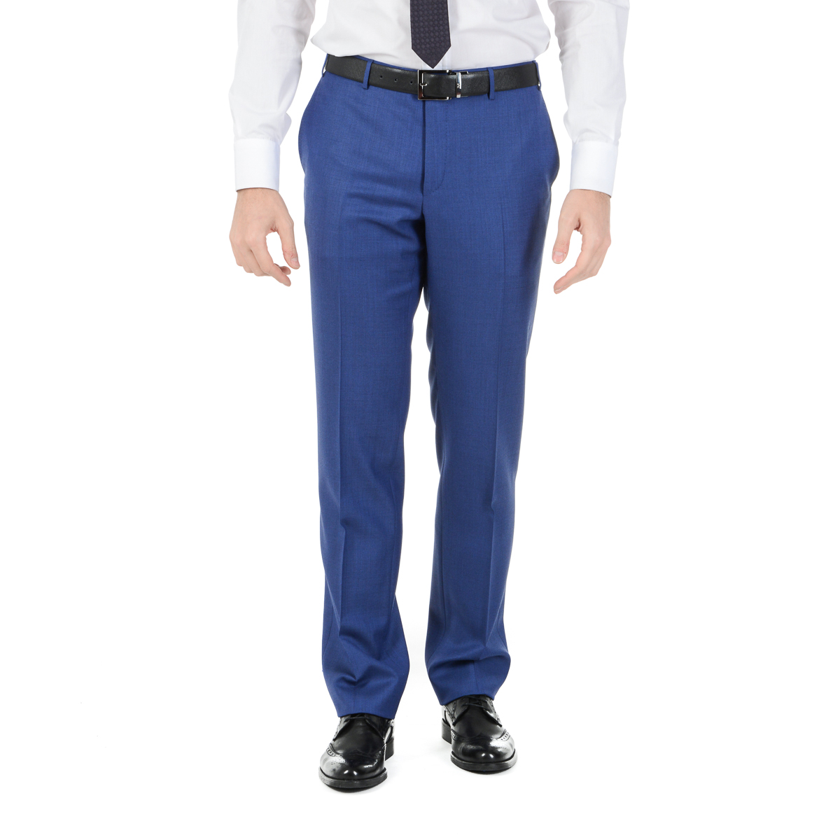 Corneliani Mens Suit Long Sleeves Blue Super 110's