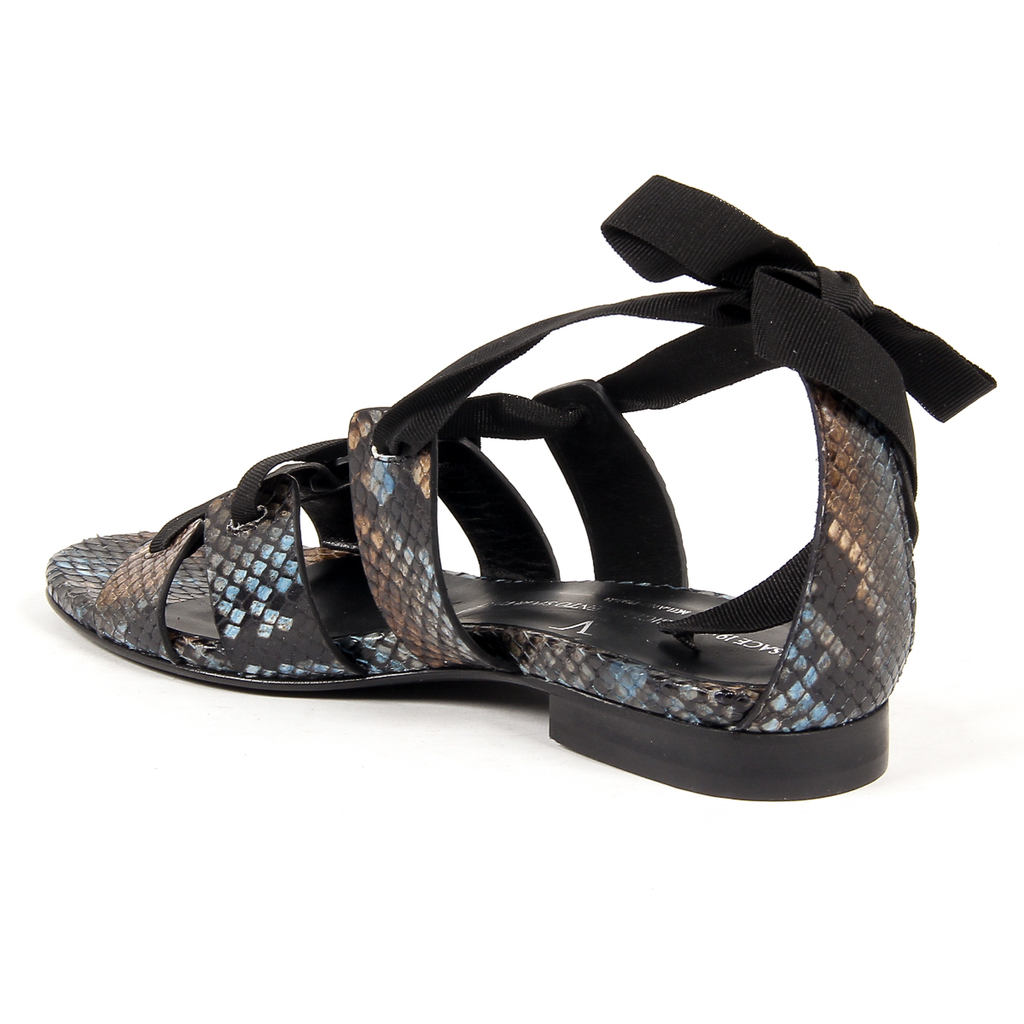 V 1969 Italia Sandalia plana para mujer Multicolor MORA