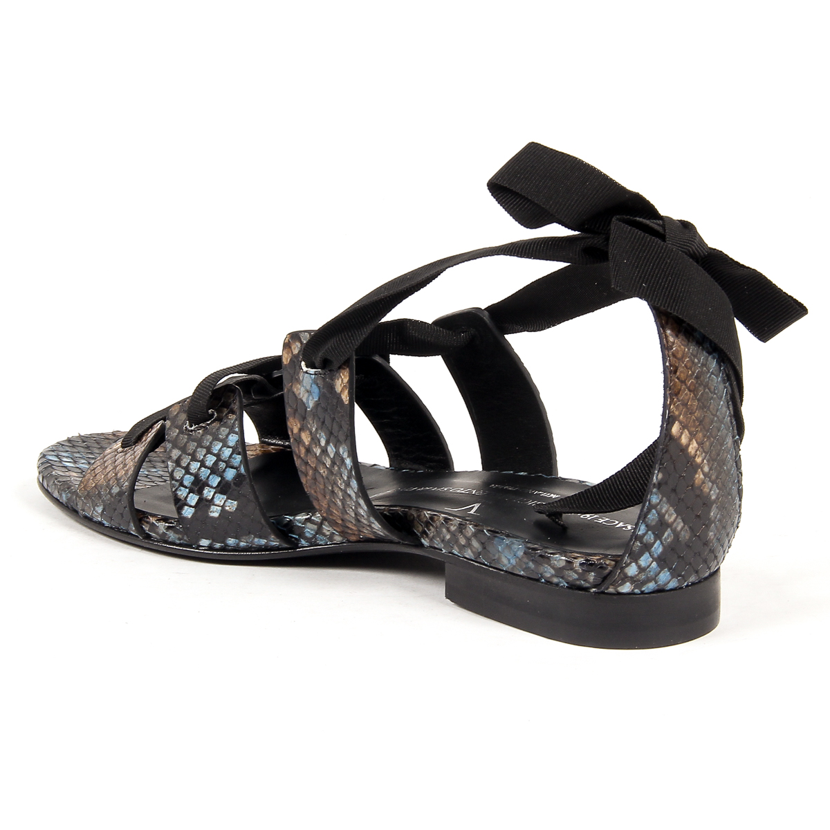 V 1969 Italia Sandalia plana para mujer Multicolor MORA