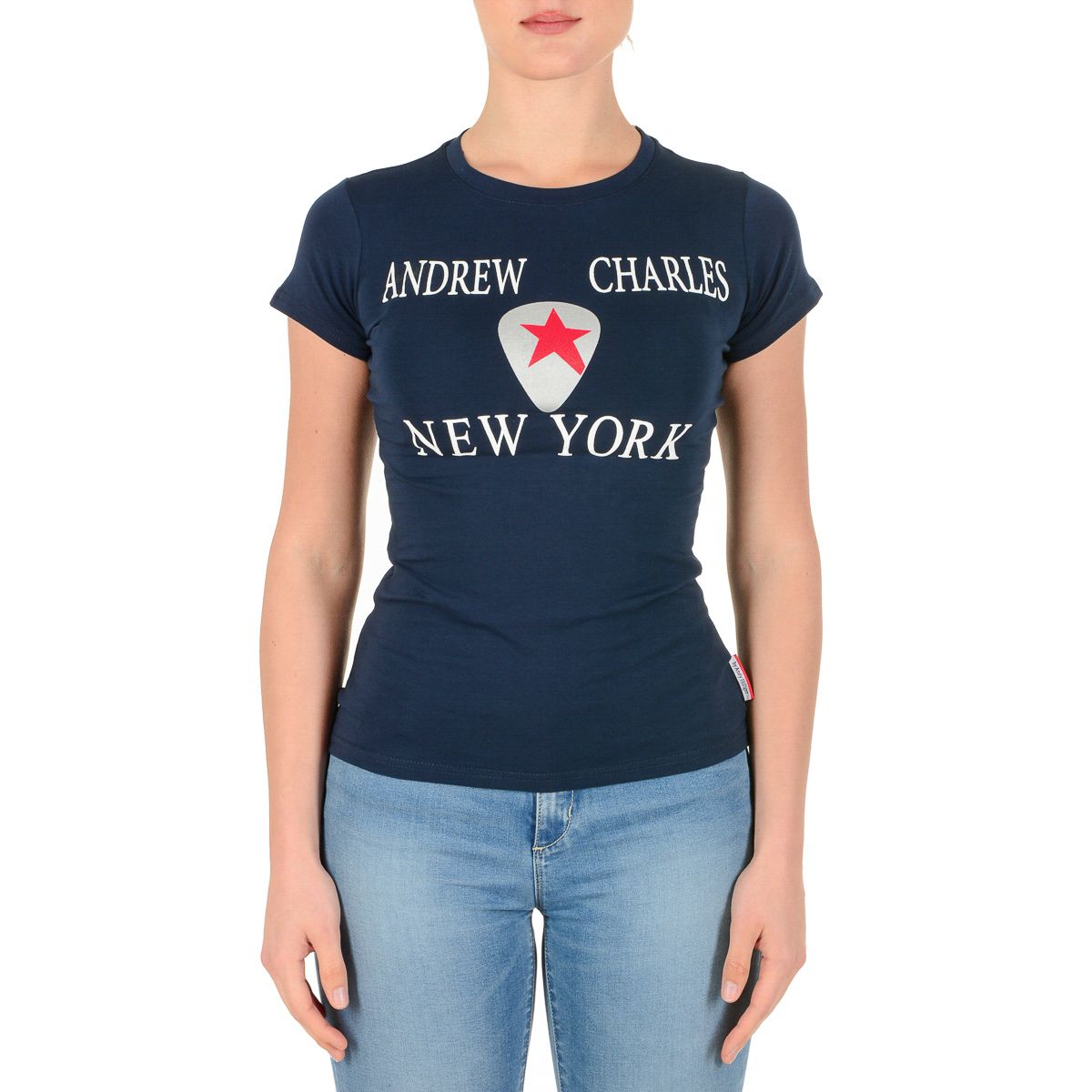Camiseta para mujer Andrew Charles By Andy Hilfiger TS501 03 1002 TARANA NAVY S14