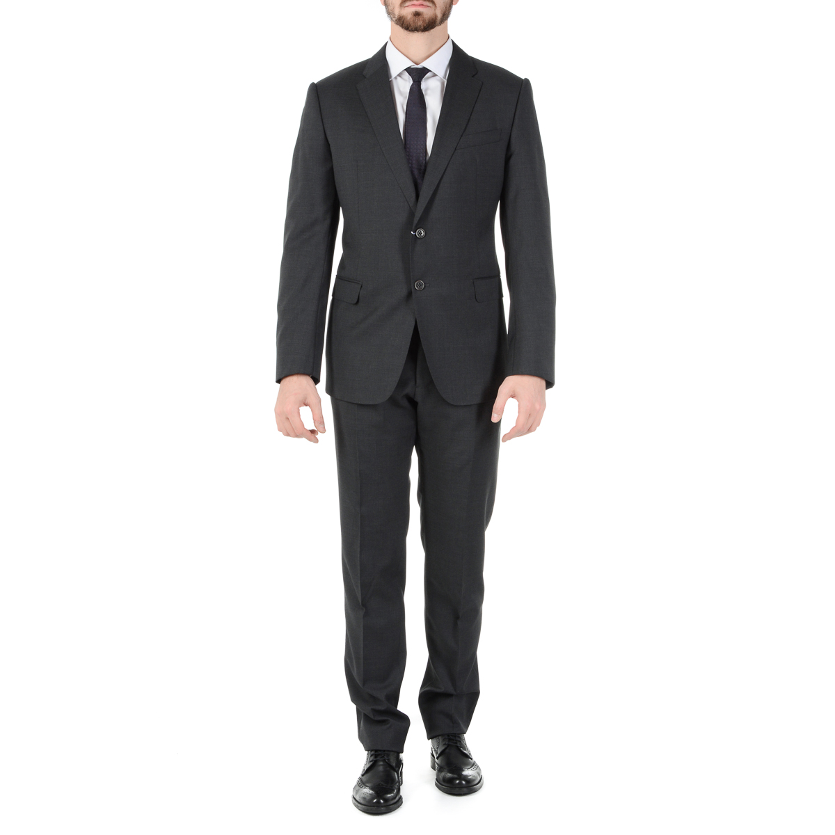 Armani Collezioni Mens Suit Black