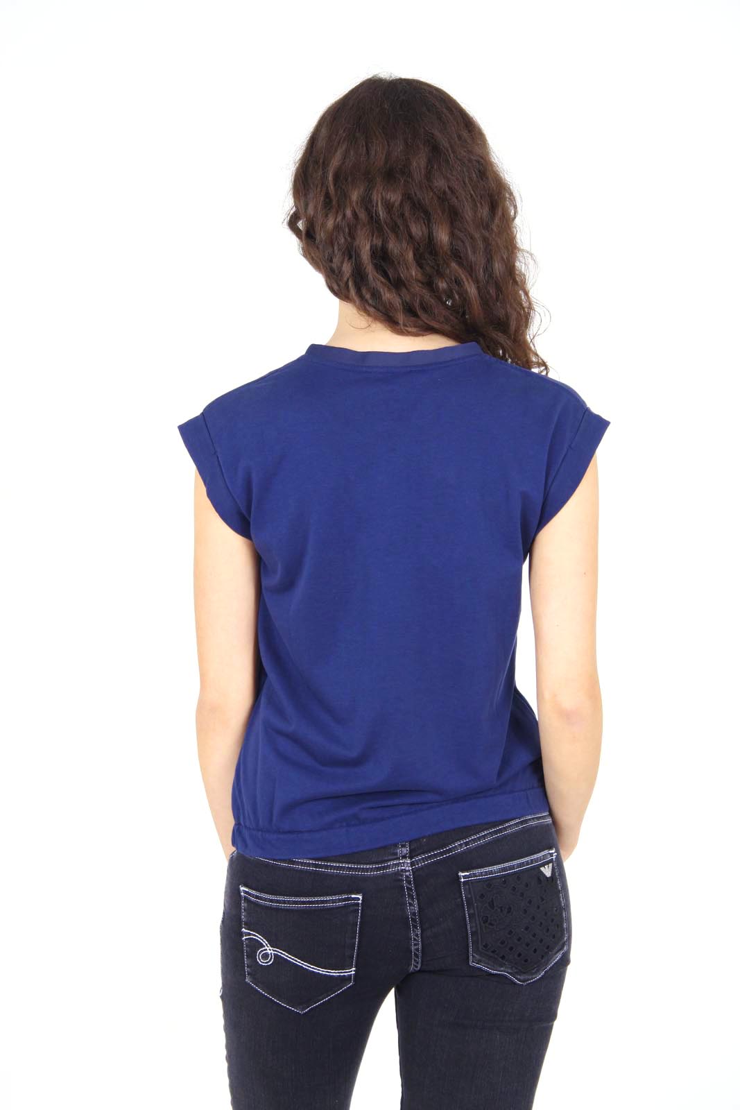 Camiseta de manga corta para mujer Emporio Armani AGH61 CQ 35