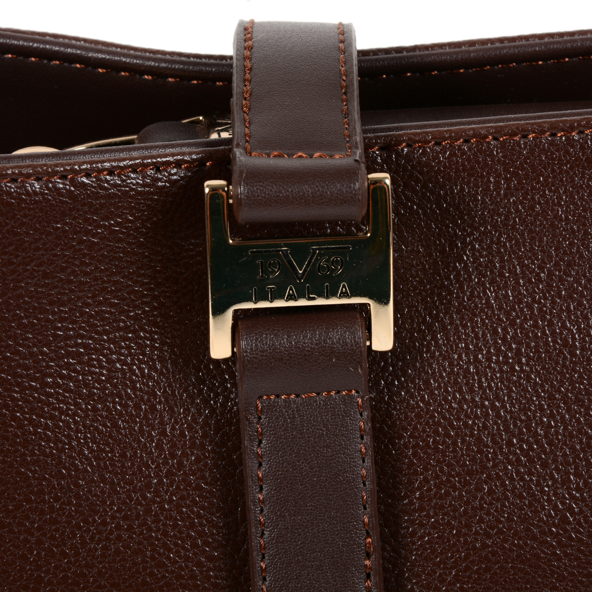 V 1969 Italia Womens Handbag Brown PORTO