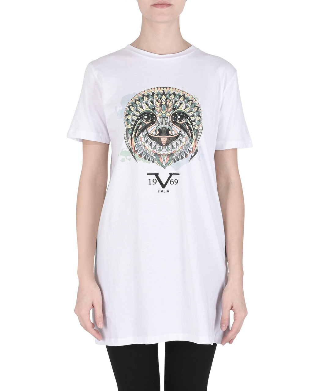 Camiseta de mujer 19V69 Italia SLOTH WHITE
