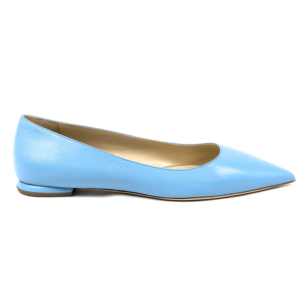 Andrew Charles Womens Ballerina Light Blue SONIA