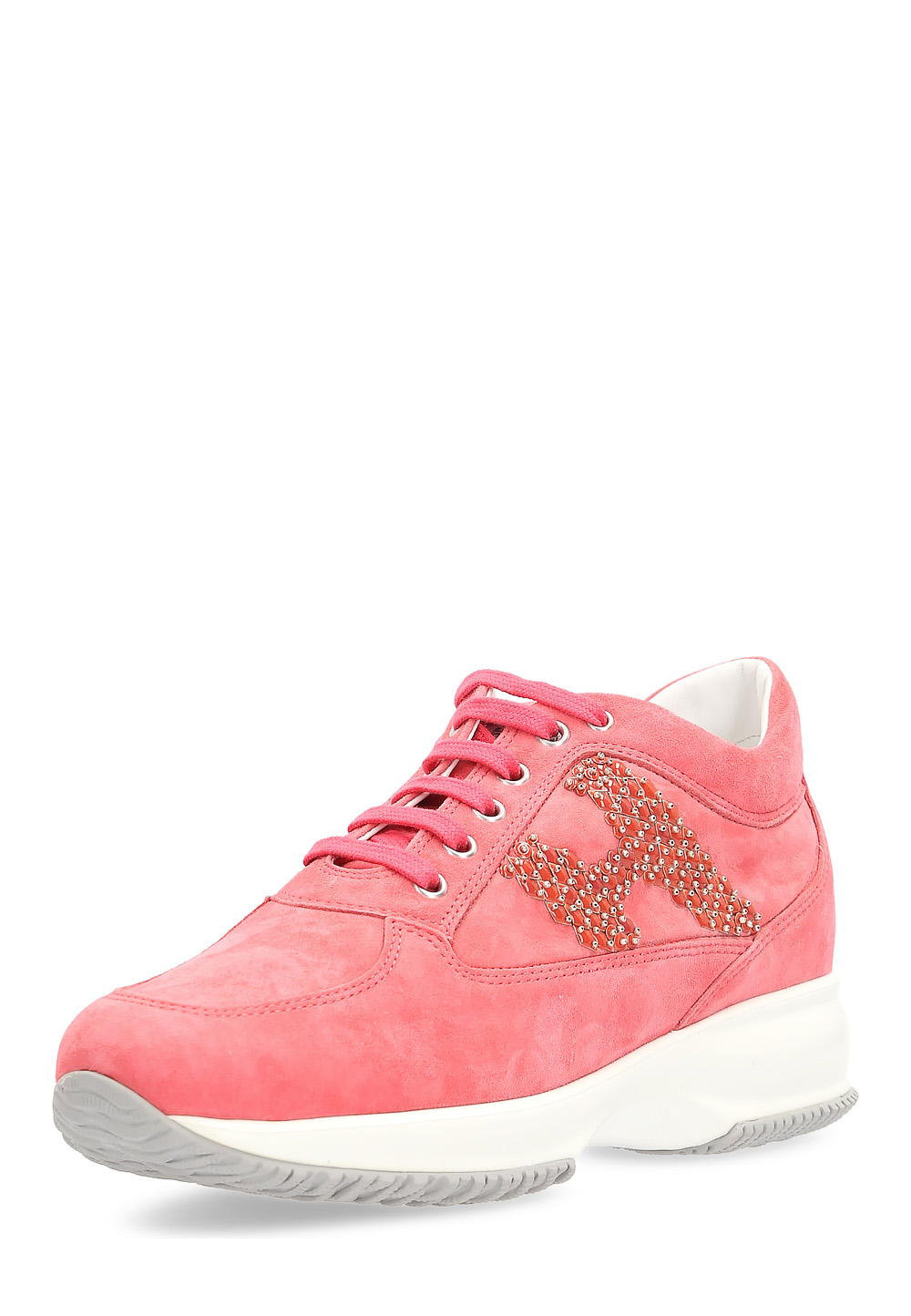 Hogan Womens Sneaker Pink Interactive HXW00N0Q040CCR0M613