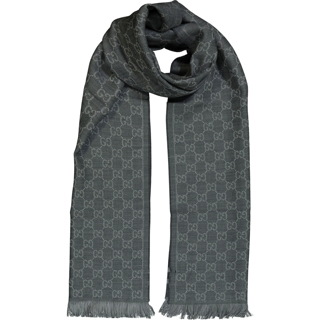 Bufanda Gucci para hombre 33x180 gris