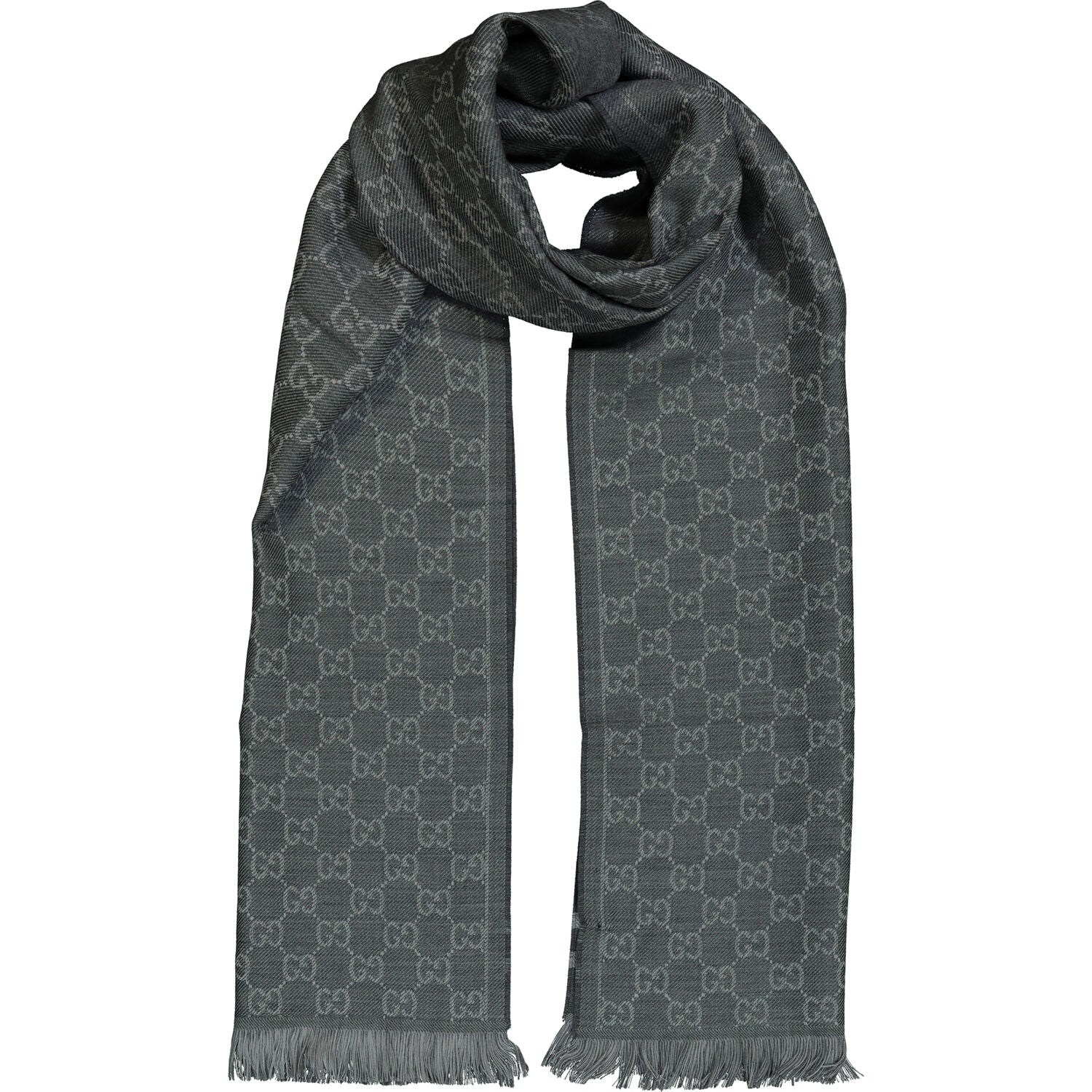 Bufanda Gucci para hombre 33x180 gris