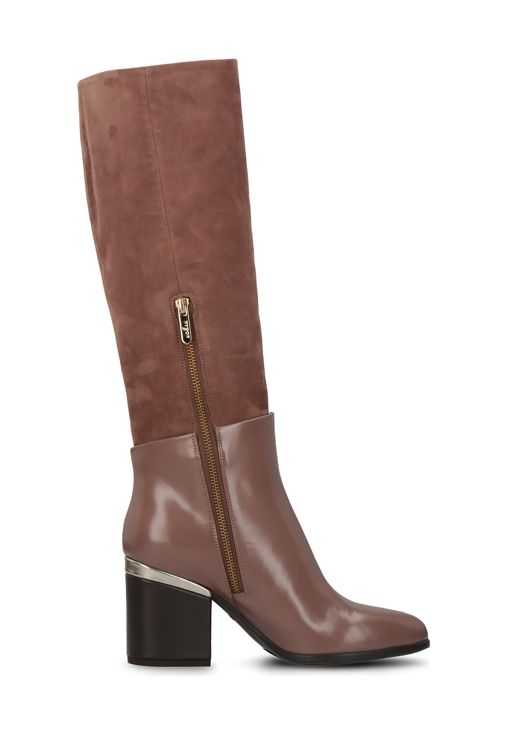 Bota alta Hogan para mujer, color marrón, HXW2380O94277EUS817