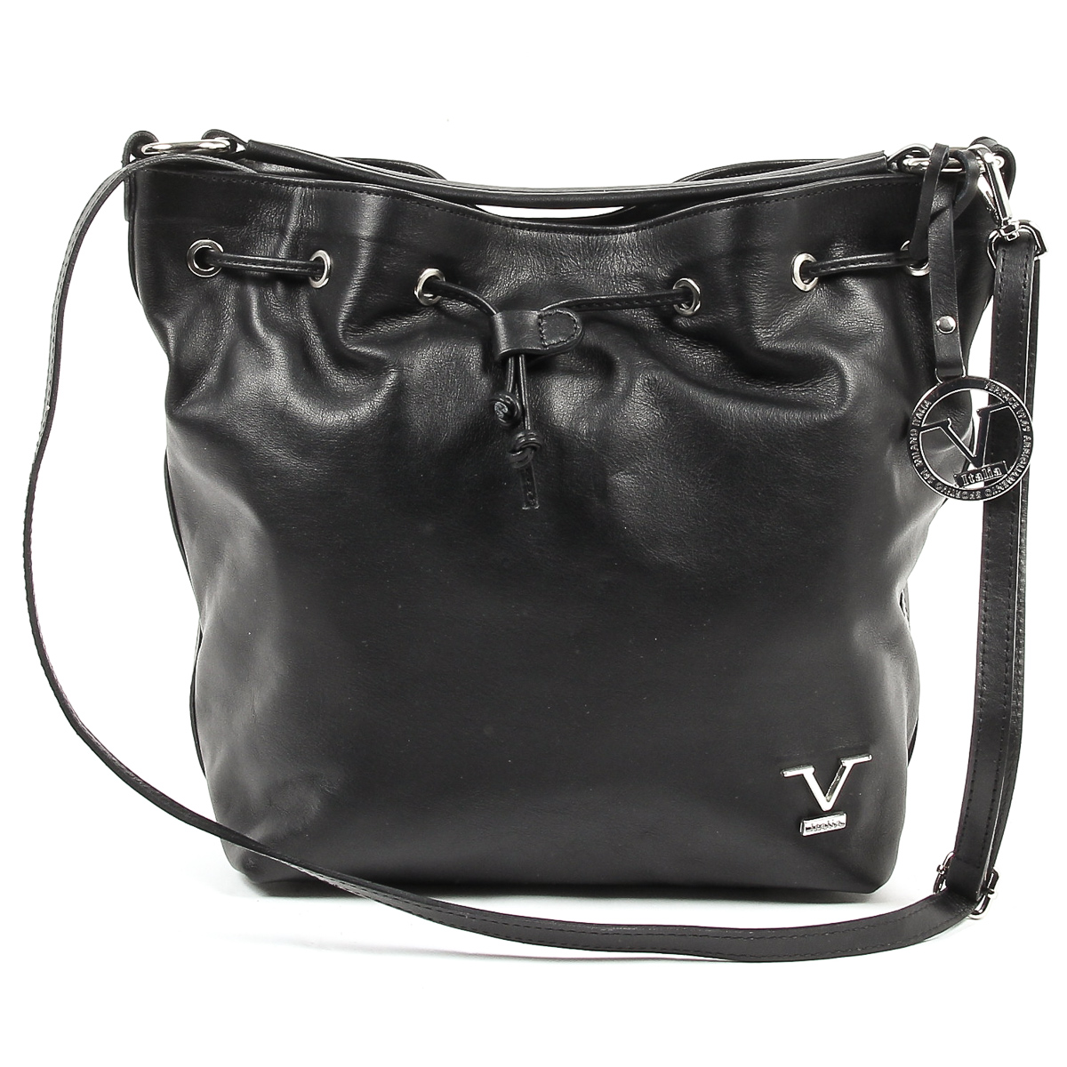 Bolso de mano para mujer V 1969 Italia V005-S SOFT NERO