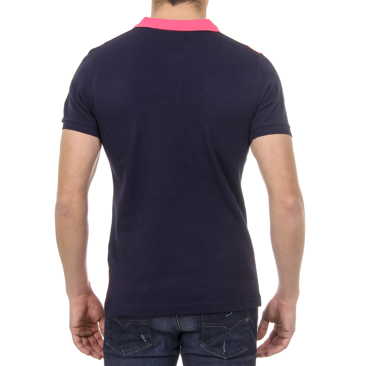 Polo de manga corta para hombre del Ufford & Suffolk Polo Club US003 INDIGO
