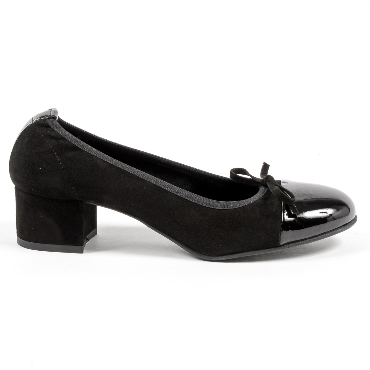 Andrew Charles Womens Ballerina Black FLORENCE
