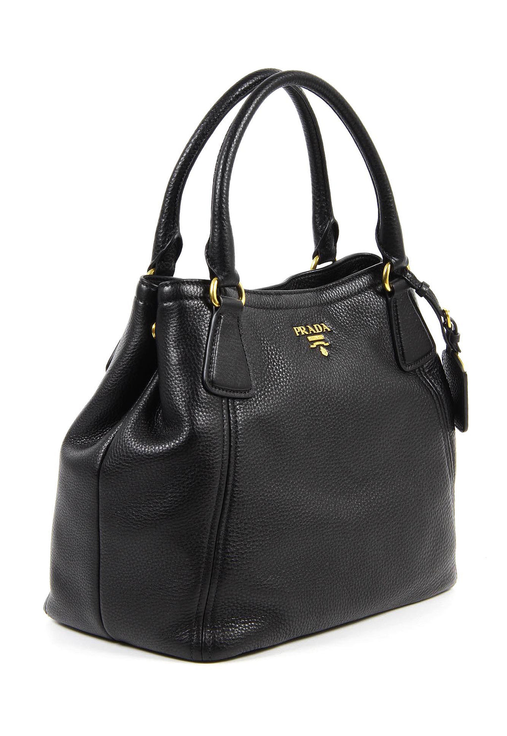 Bolso tote hobo Prada BN2534 Nero Vitello Daino