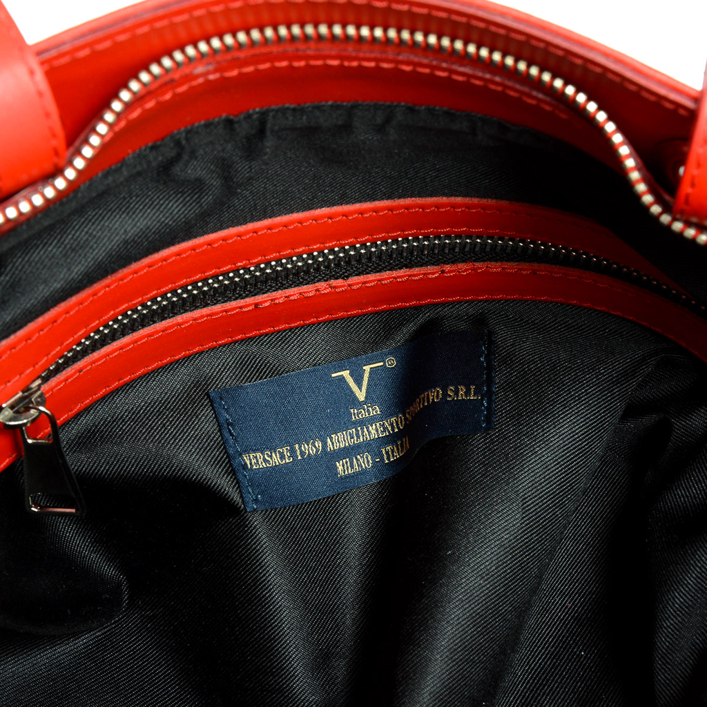 Bolso de mano para mujer V 1969 Italia rojo GLORY
