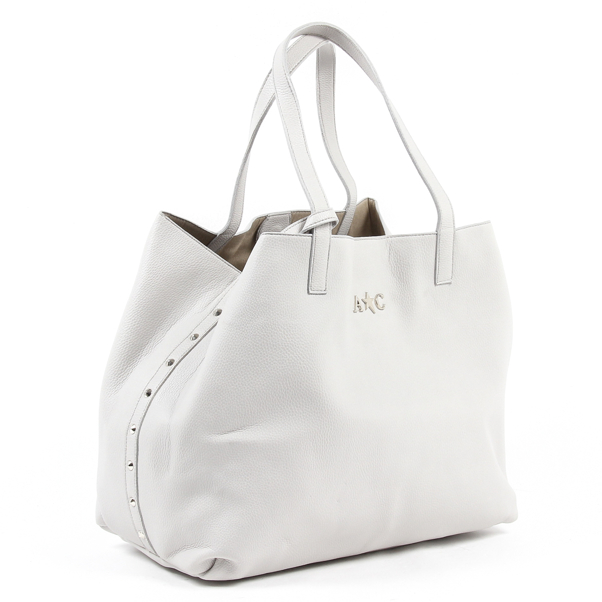 Bolso de mano para mujer Andrew Charles gris claro RACHEL