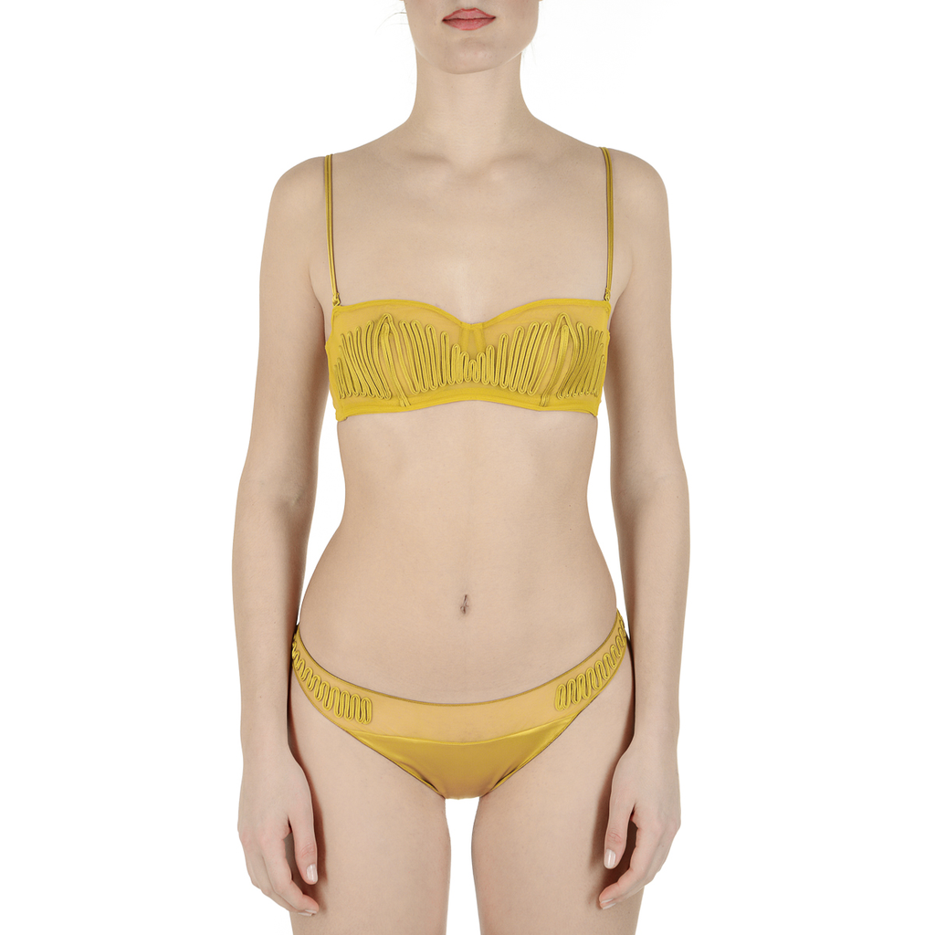 La Perla Top para mujer, color verde