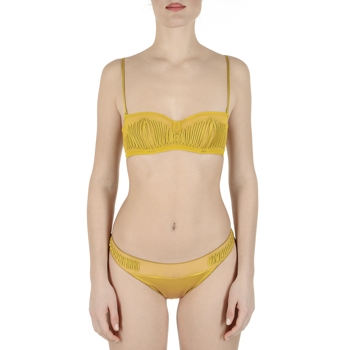 La Perla Top para mujer, color verde