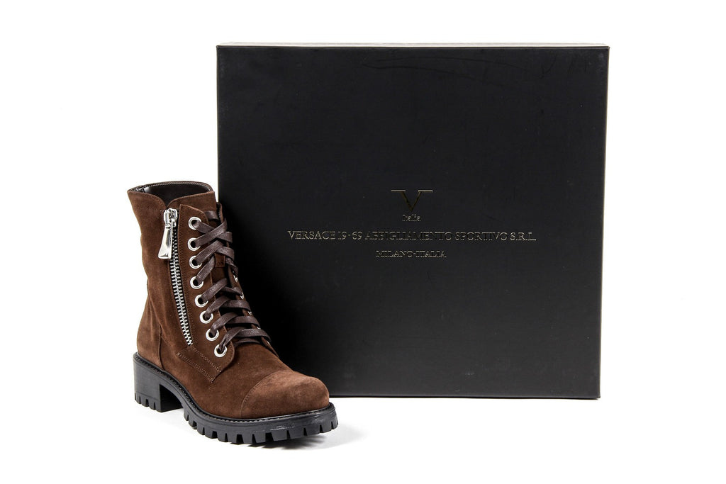 Bota corta para mujer V 1969 Italia B1476 VELOUR T. MORO