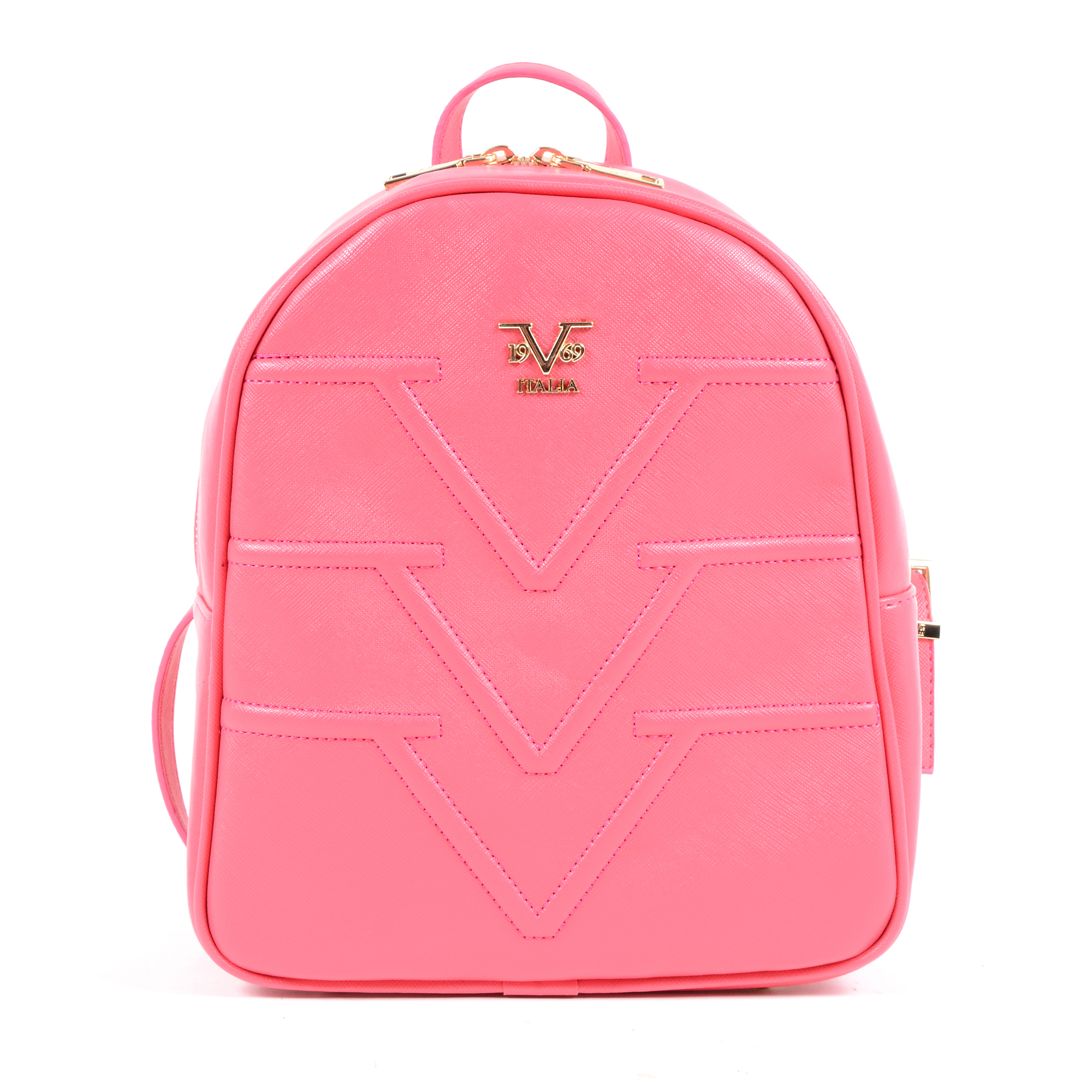 19V69 Italia Womens Backpack Fuxia 5006 SAFFIANO FUXIA
