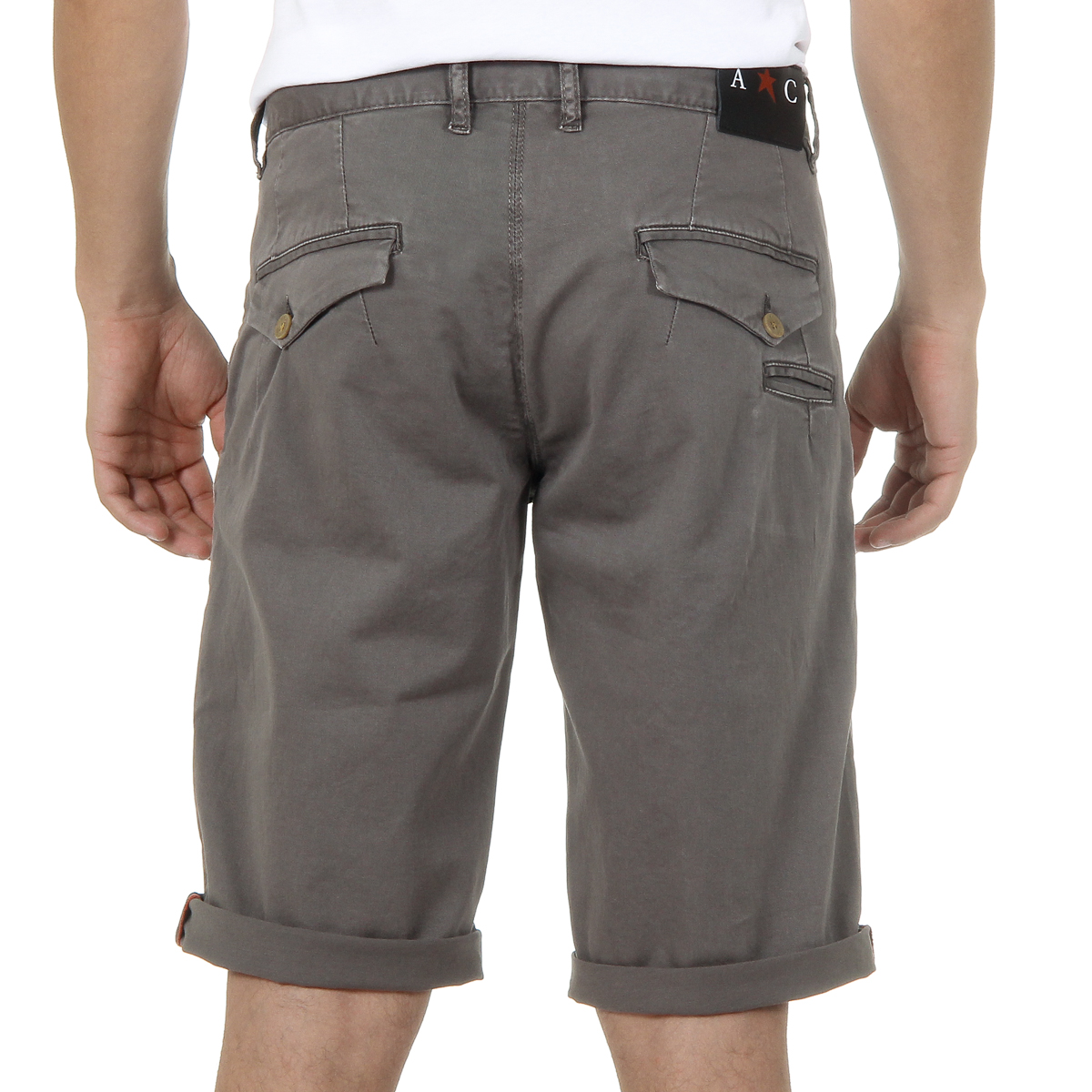 Pantalones cortos para hombre Andrew Charles marrón SADECK
