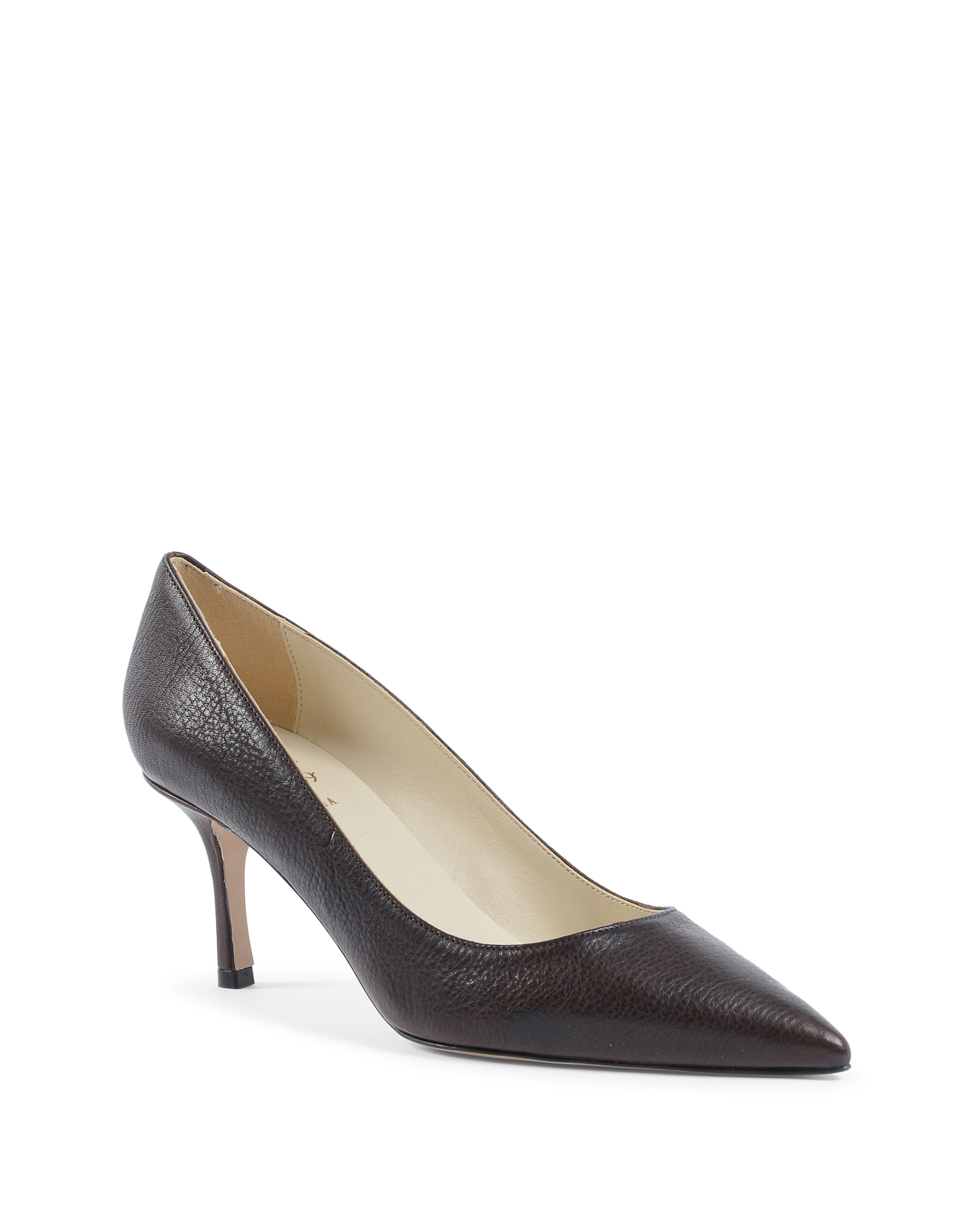 19V69 Italia - Zapatos de salón para mujer, color marrón oscuro, INES65 JUNIOR CALF CAFFE