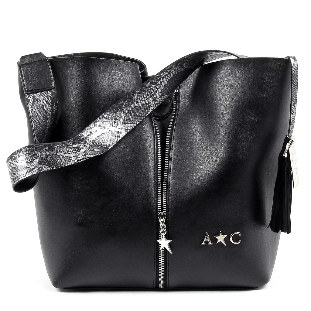 Andrew Charles Womens Handbag Black JANE