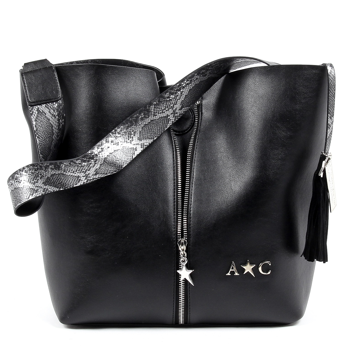 Andrew Charles Womens Handbag Black JANE