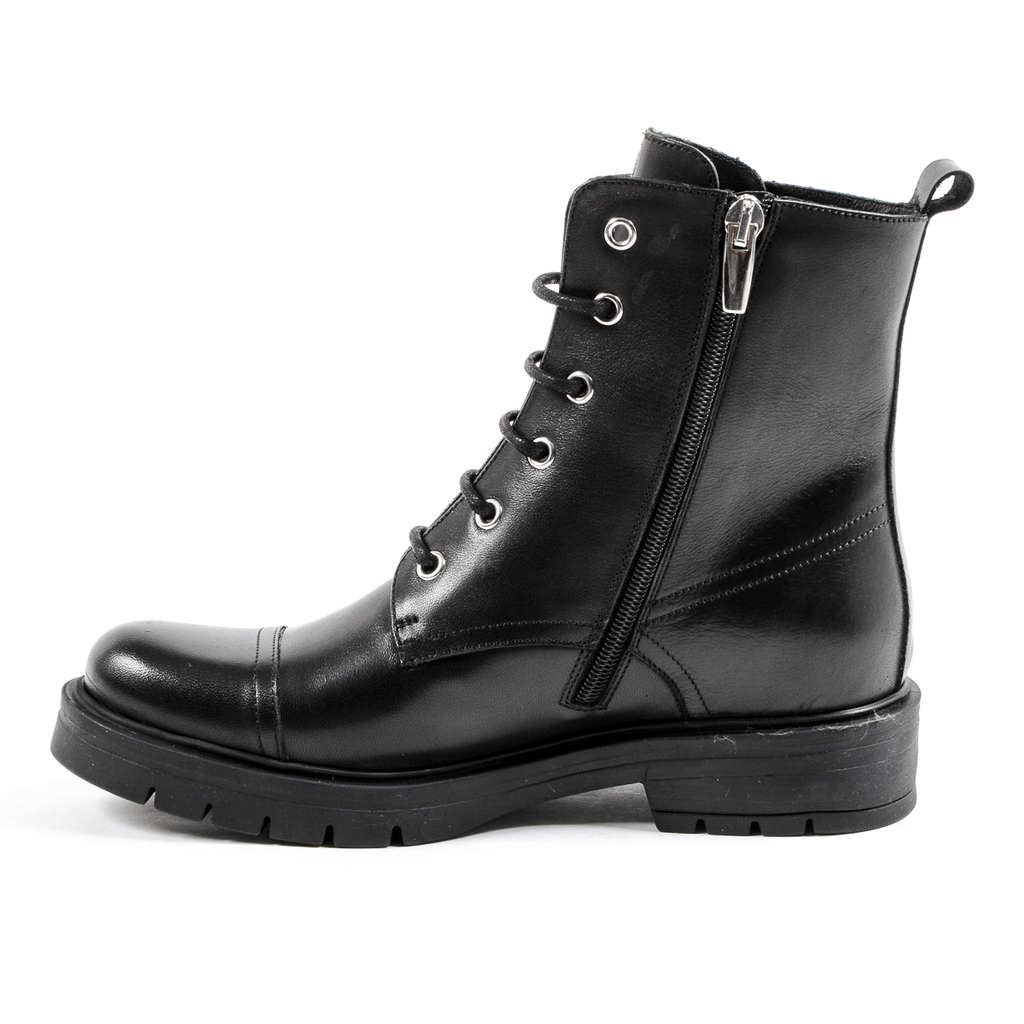Andrew Charles Womens Short Boot Black SELEMA