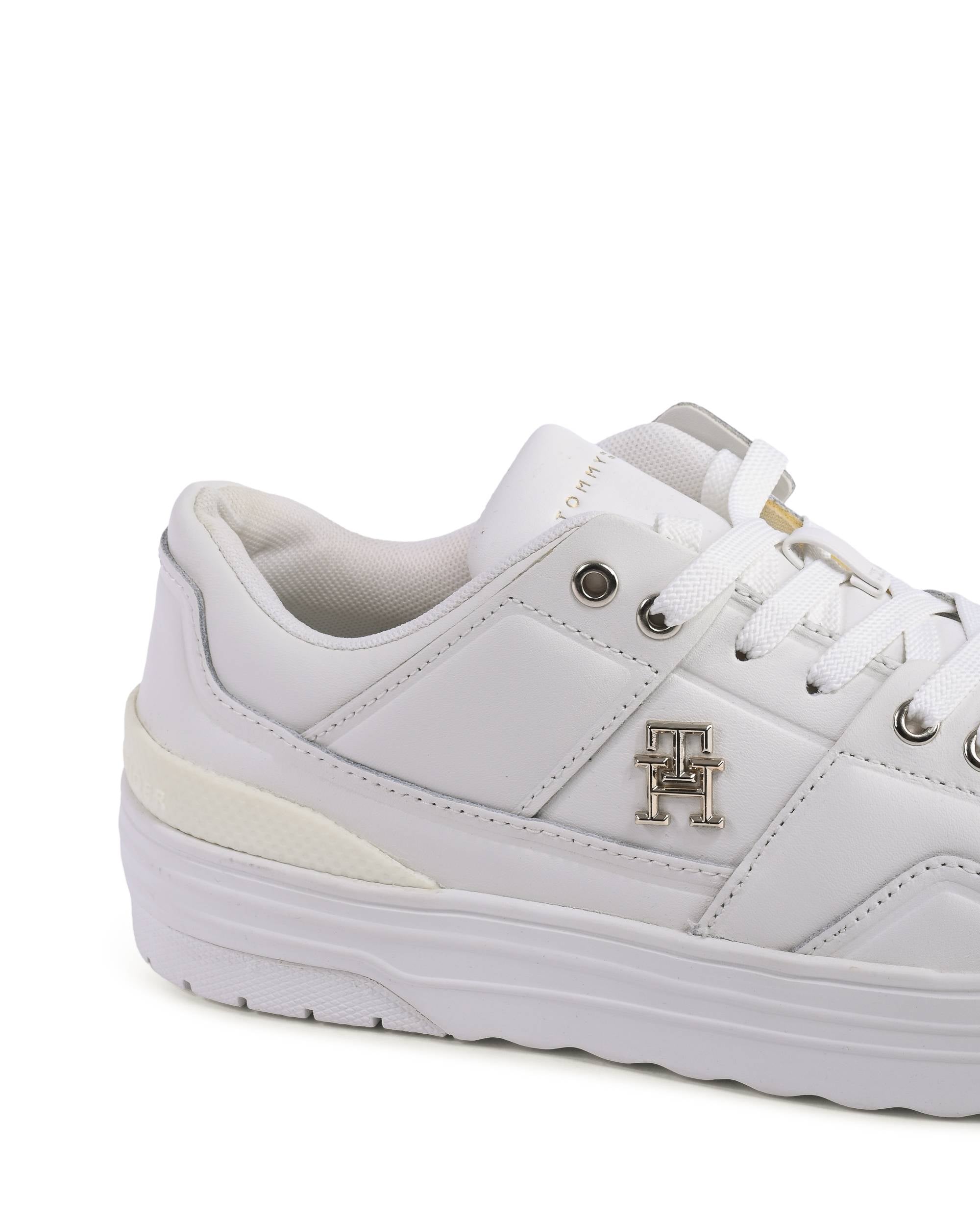 Zapatillas Tommy Hilfiger para mujer blancas FW0FW07756YBL