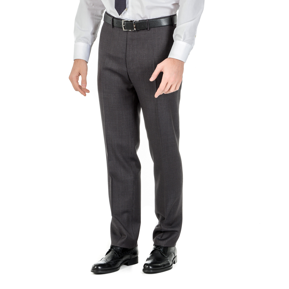Canali Mens Suit Long Sleeves Dark Grey