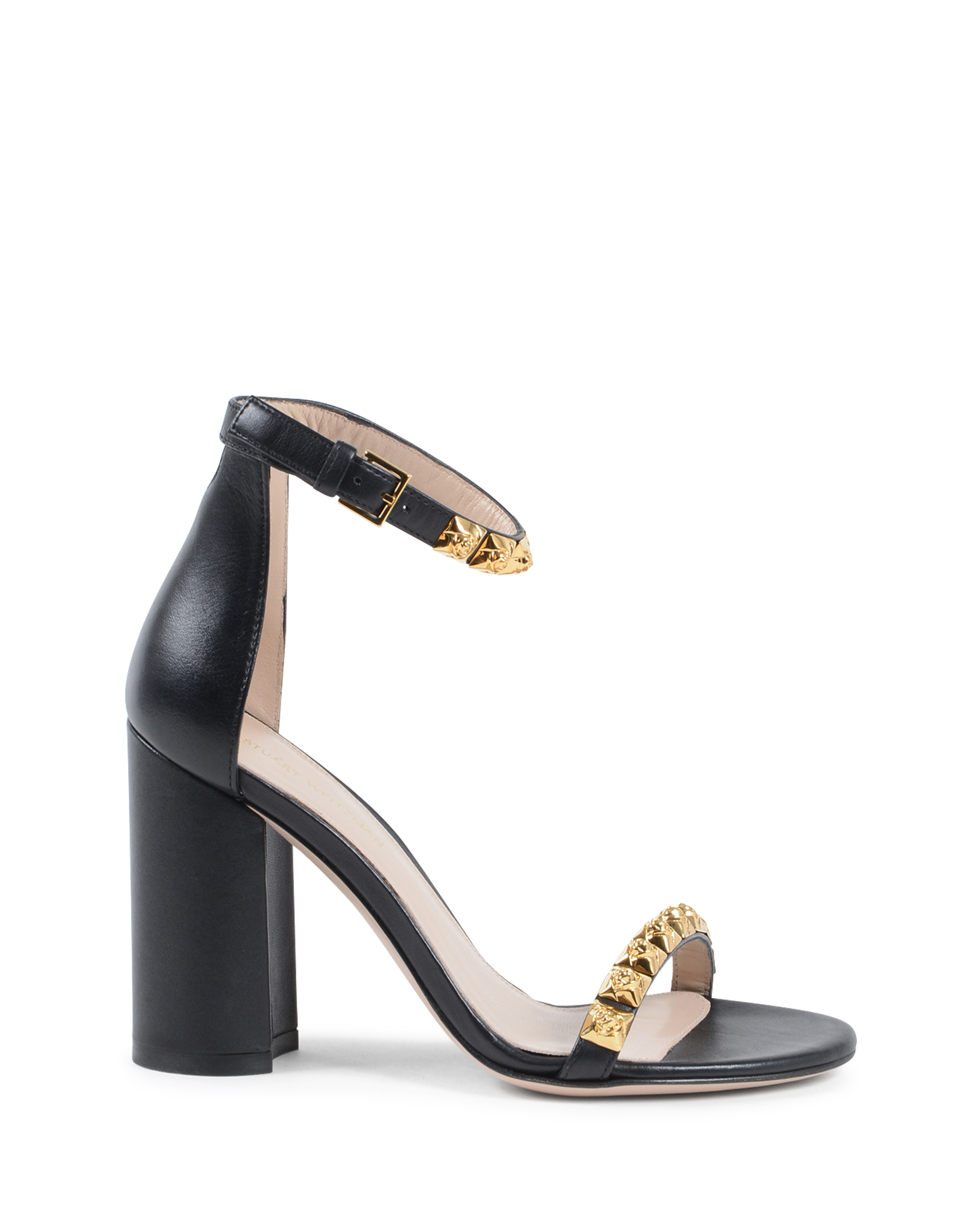 Stuart Weitzman Sandalia con tira al tobillo para mujer Negra ROSEMARIE