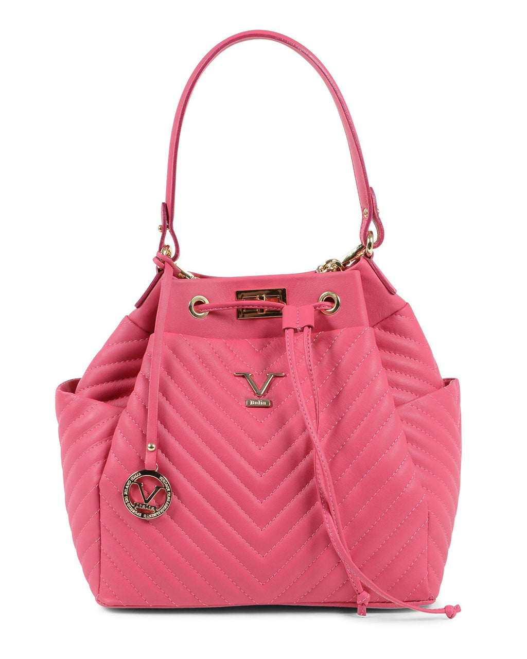Bolso satchel para mujer V Italia fucsia BH10272 52 SAUVAGE FUXIA
