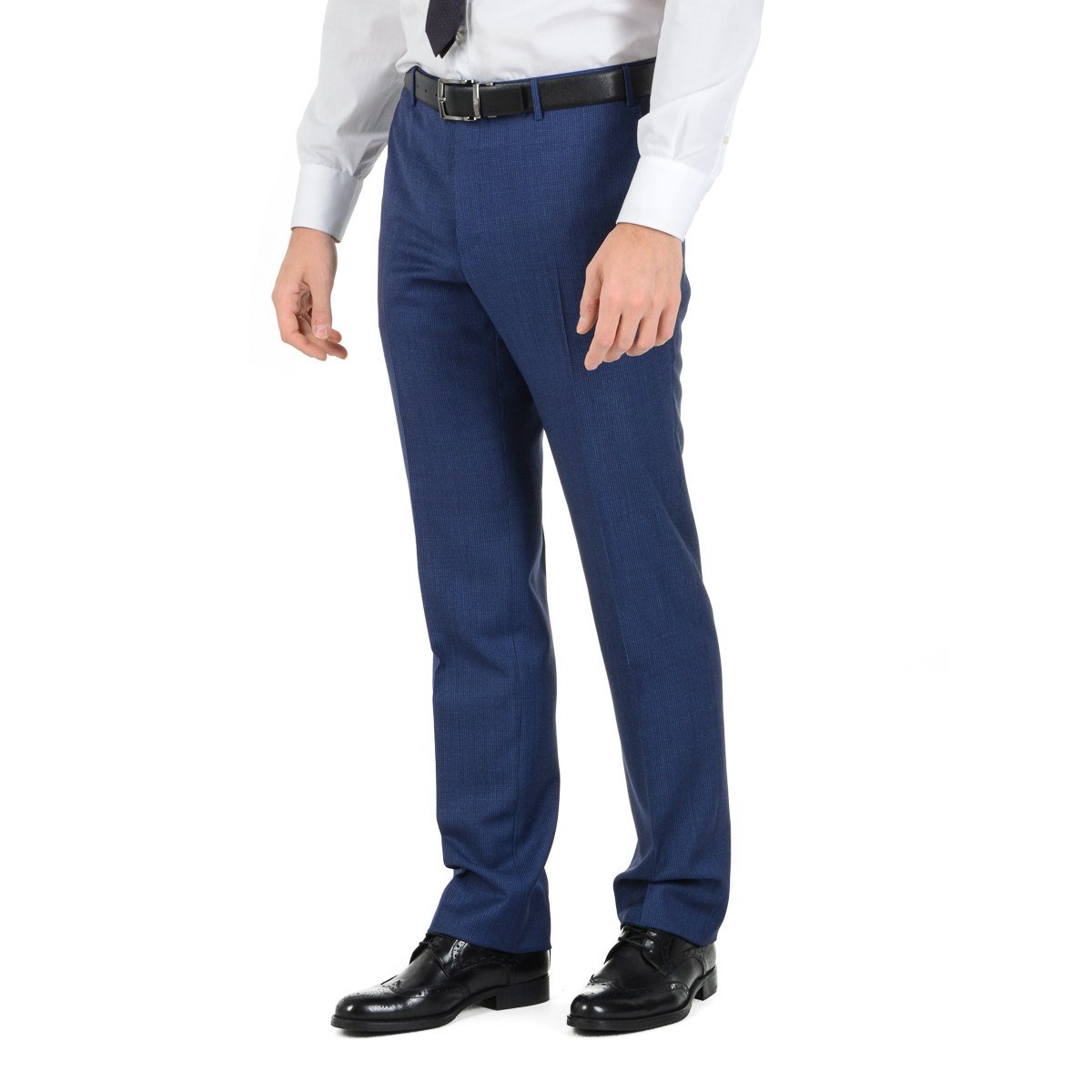 Corneliani Mens Suit Long Sleeves Blue Super 110's