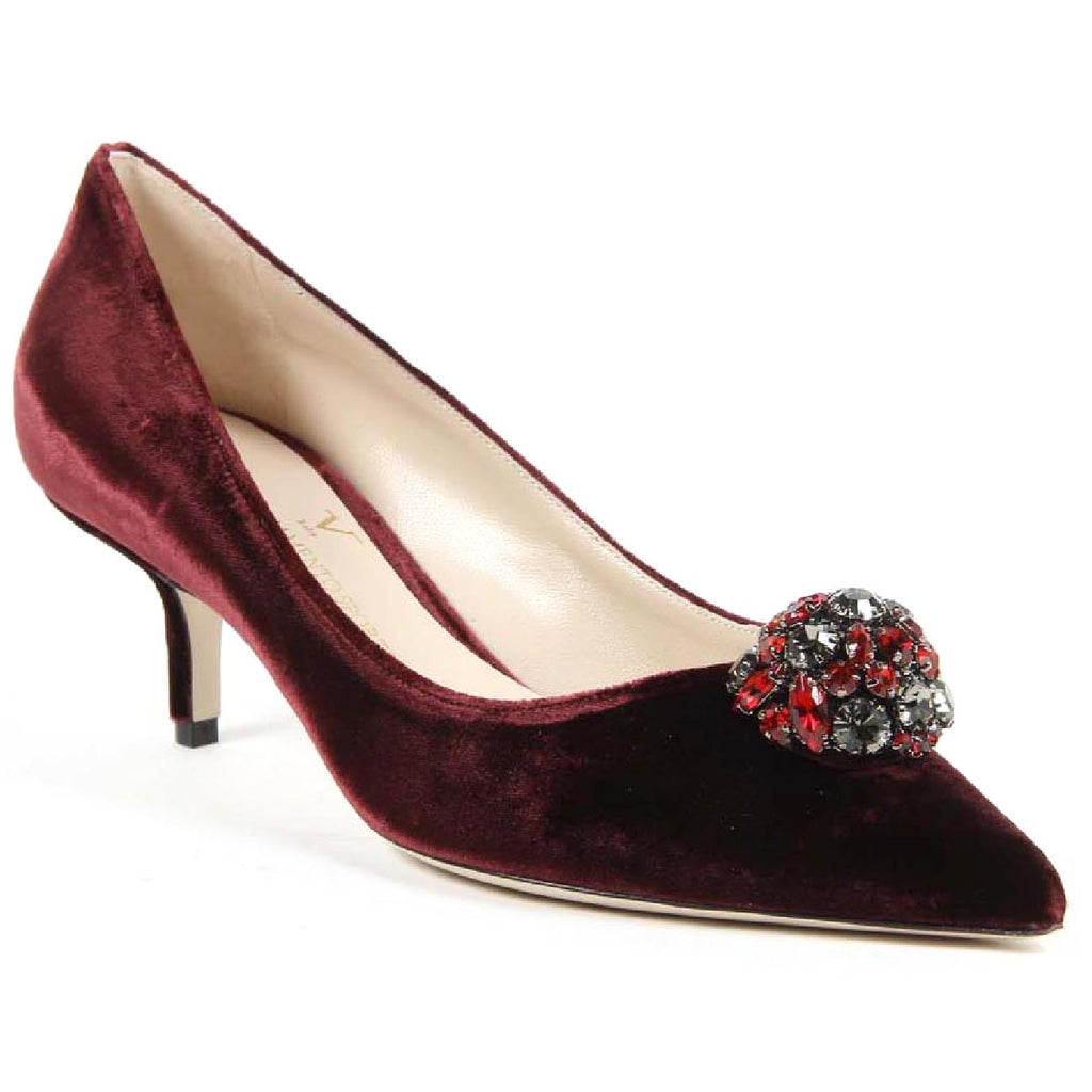 V 1969 Italia Zapatos de salón para mujer 3106153 VELLUTO 391 BURDEOS